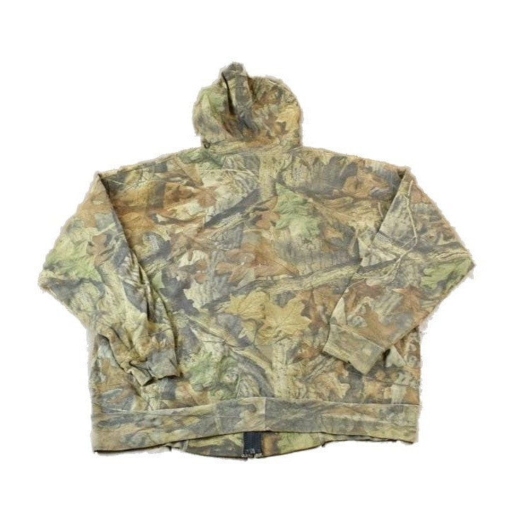 Vintage Early 1990s Ace Sportswear Realtree Camo Full Zip Graphic Hoodie Men's XL from propervintagecanada