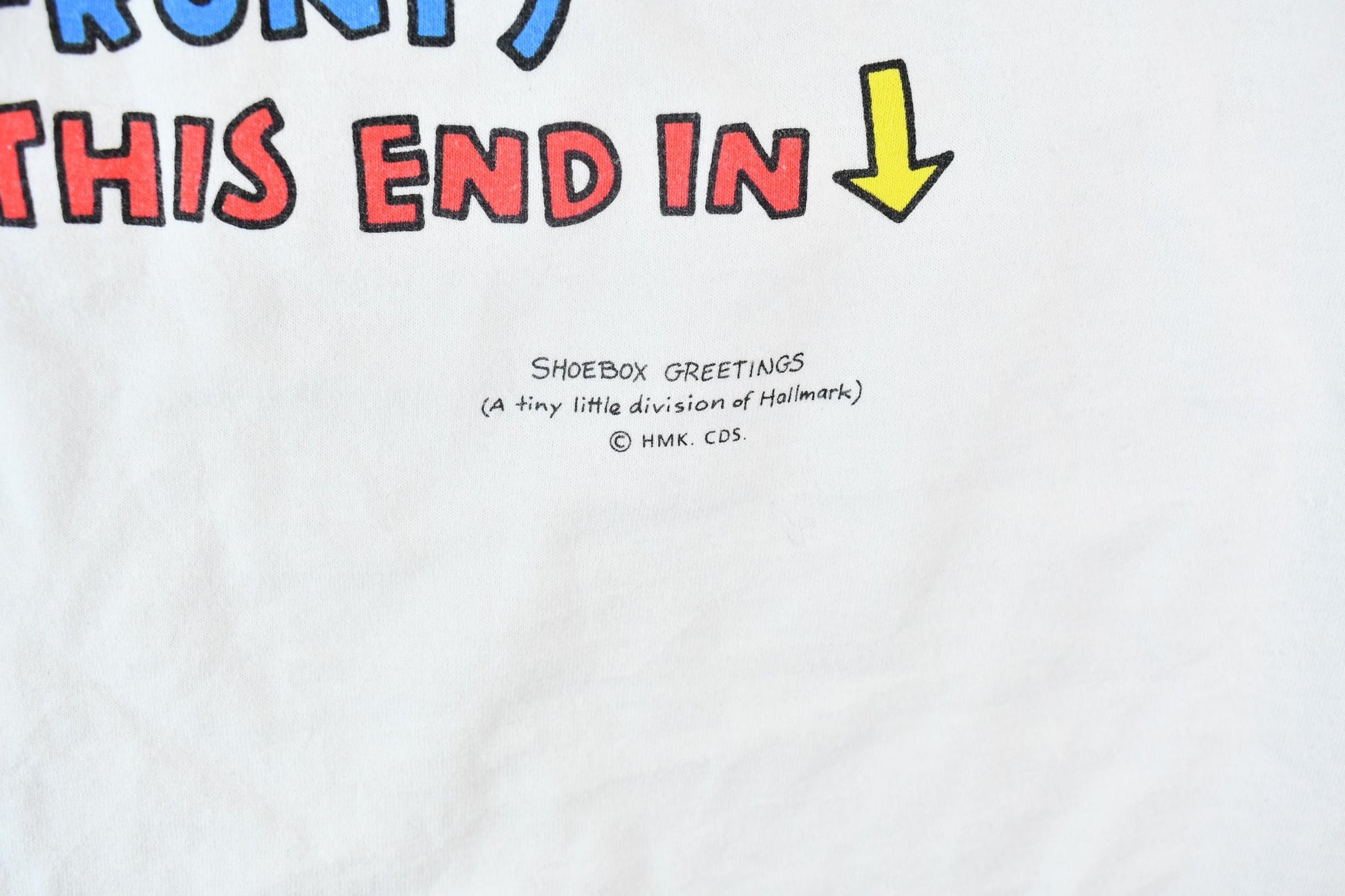 Vintage Early 1990s Hallmark Shoebox Greetings Blonde's T-Shirt Instructions Funny Graphic T-Shirt Men's XL from propervintagecanada