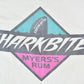 Vintage Early 1990s Myers' Rum Shark Bite Single Stitch Graphic T-Shirt Men's M from propervintagecanada