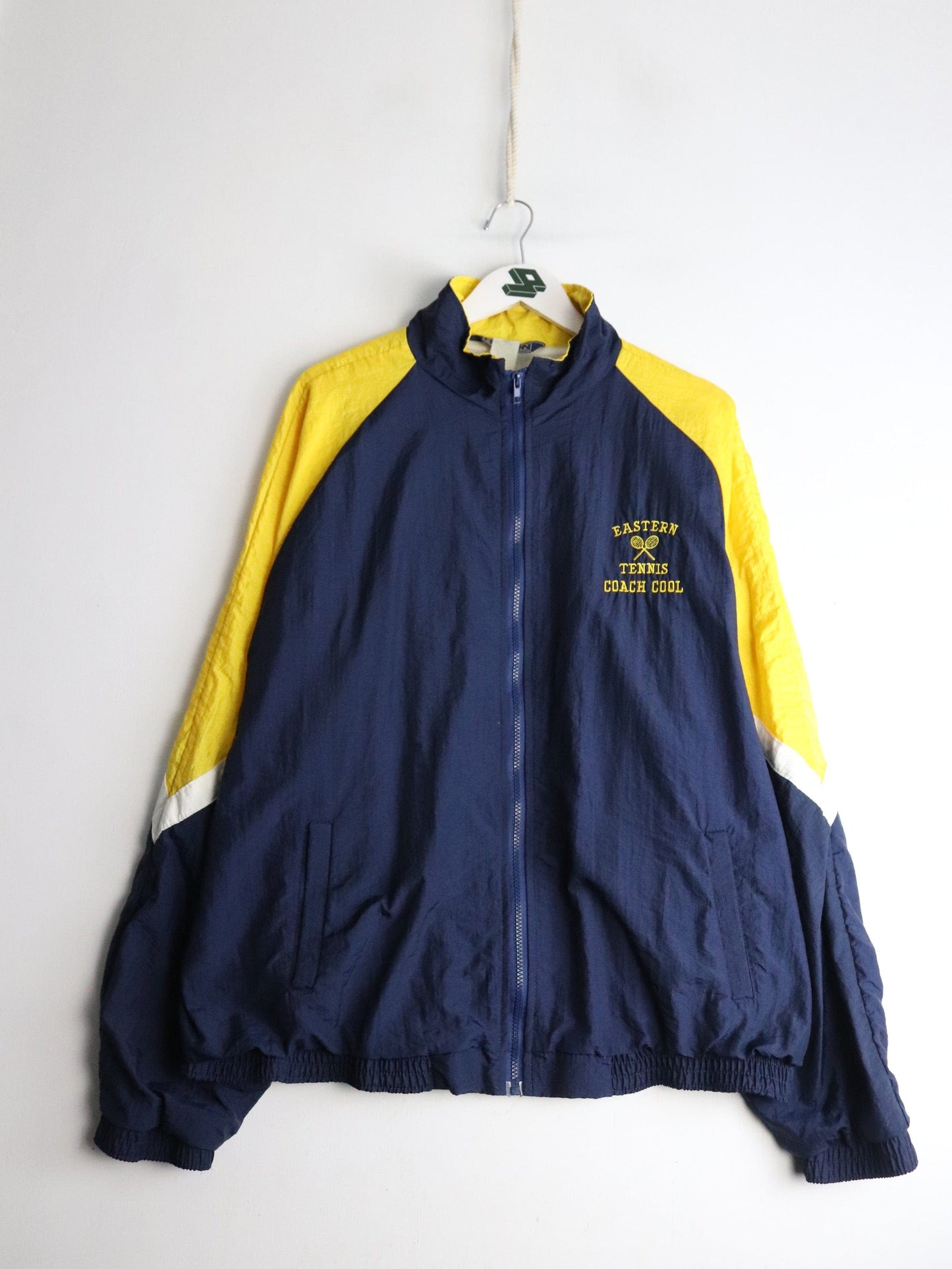 Vintage Eastern Tennis Coach Windbreaker Mens XL Blue from propervintagecanada