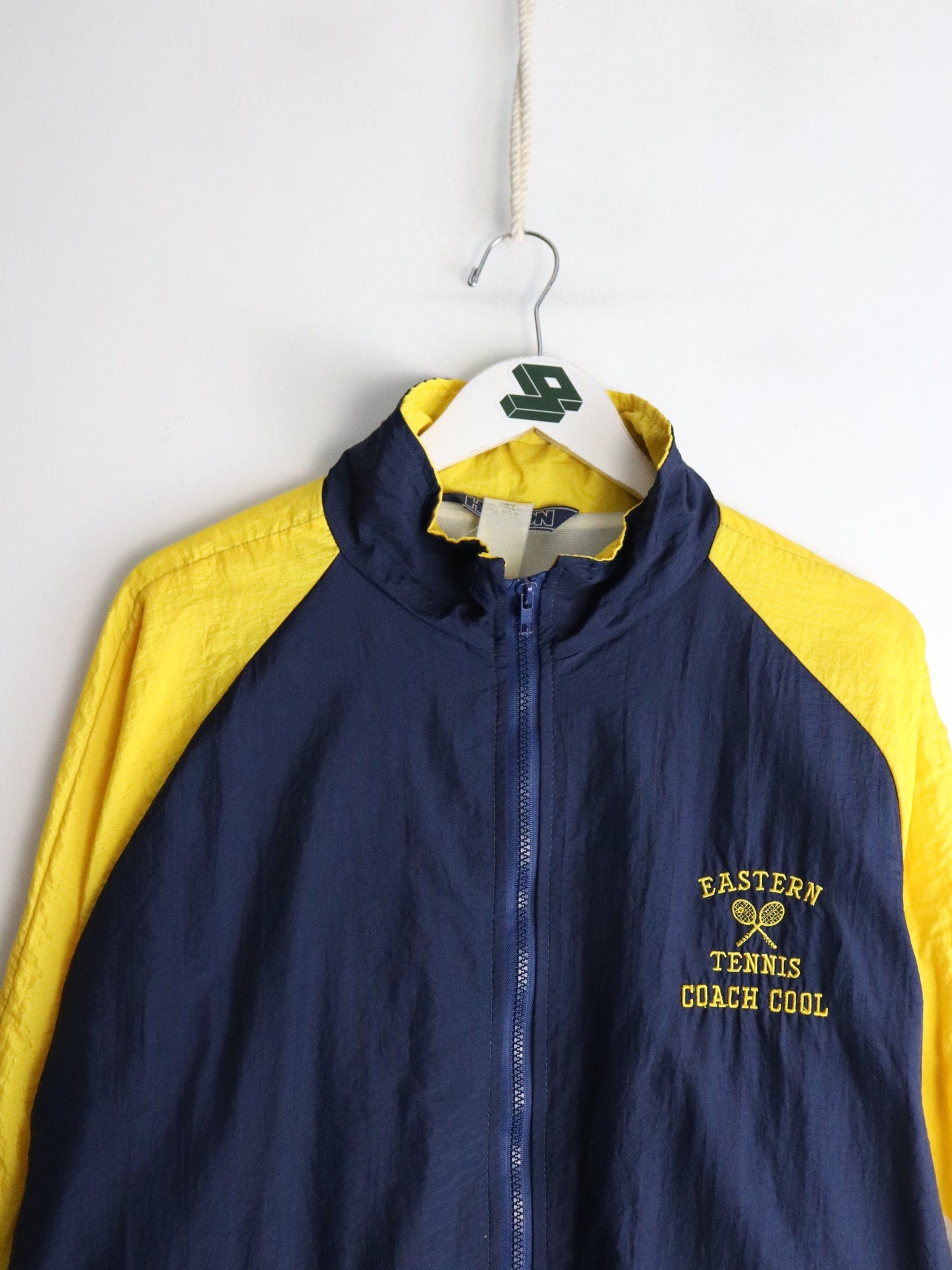Vintage Eastern Tennis Coach Windbreaker Mens XL Blue from propervintagecanada