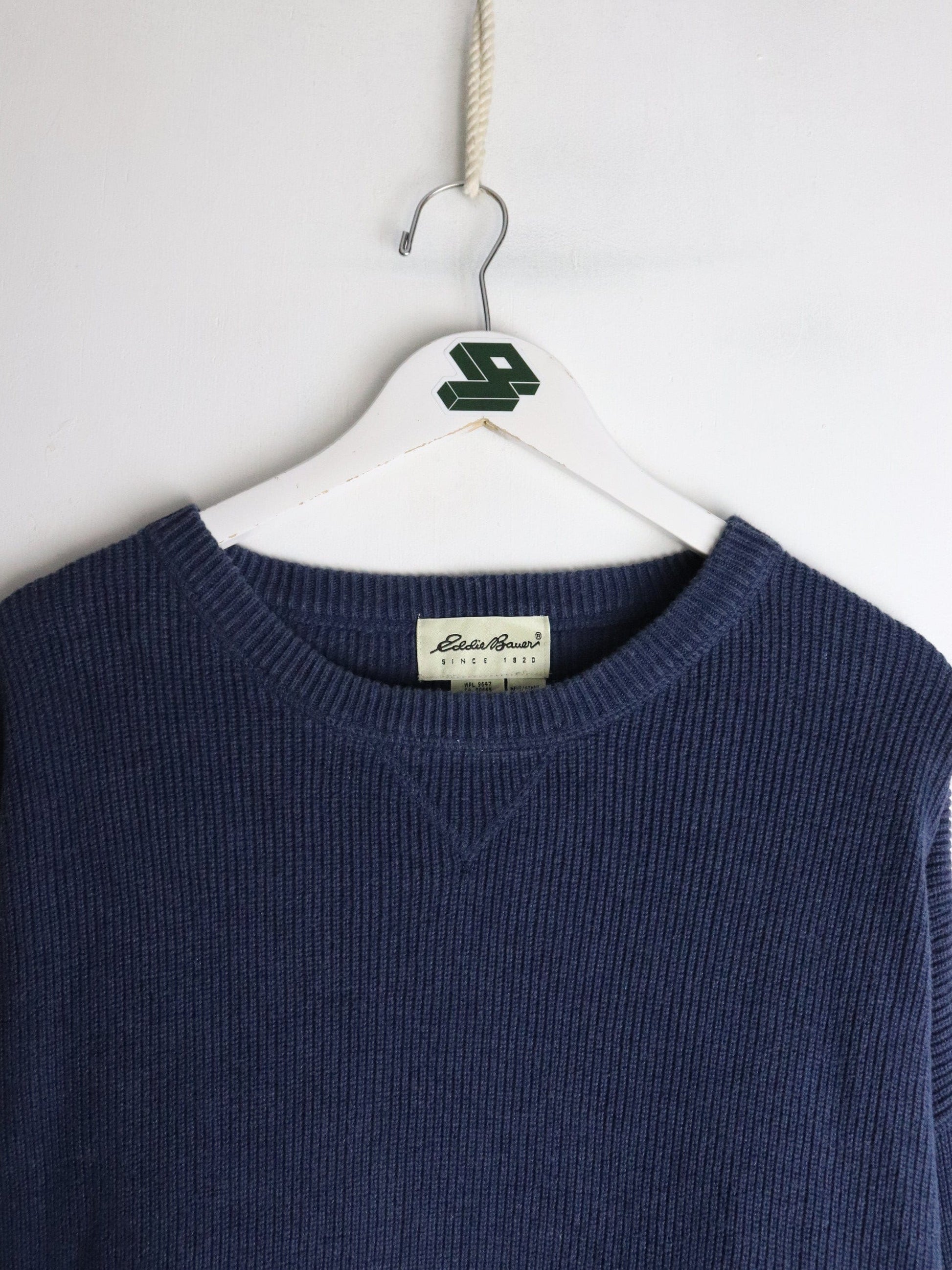 Vintage Eddie Bauer Knit Sweater Mens XL Blue from propervintagecanada