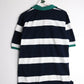 Vintage Eddie Bauer Polo Shirt Mens Medium Blue Striped from propervintagecanada