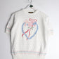 Vintage Eddie Bauer Sweater Womens Small White Knit Short Sleeve from propervintagecanada