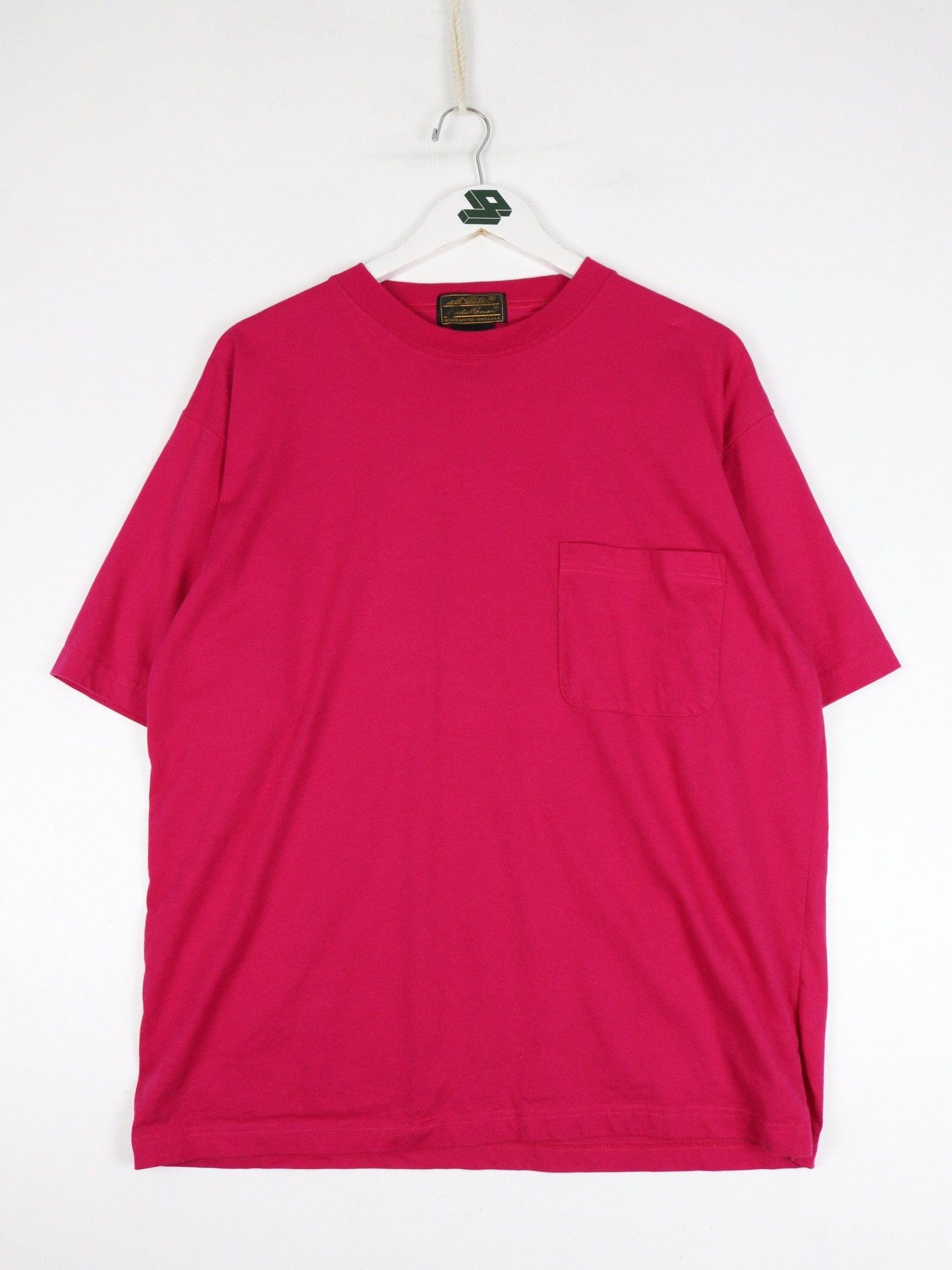 Vintage Eddie Bauer T Shirt Mens Medium Red 90s from propervintagecanada
