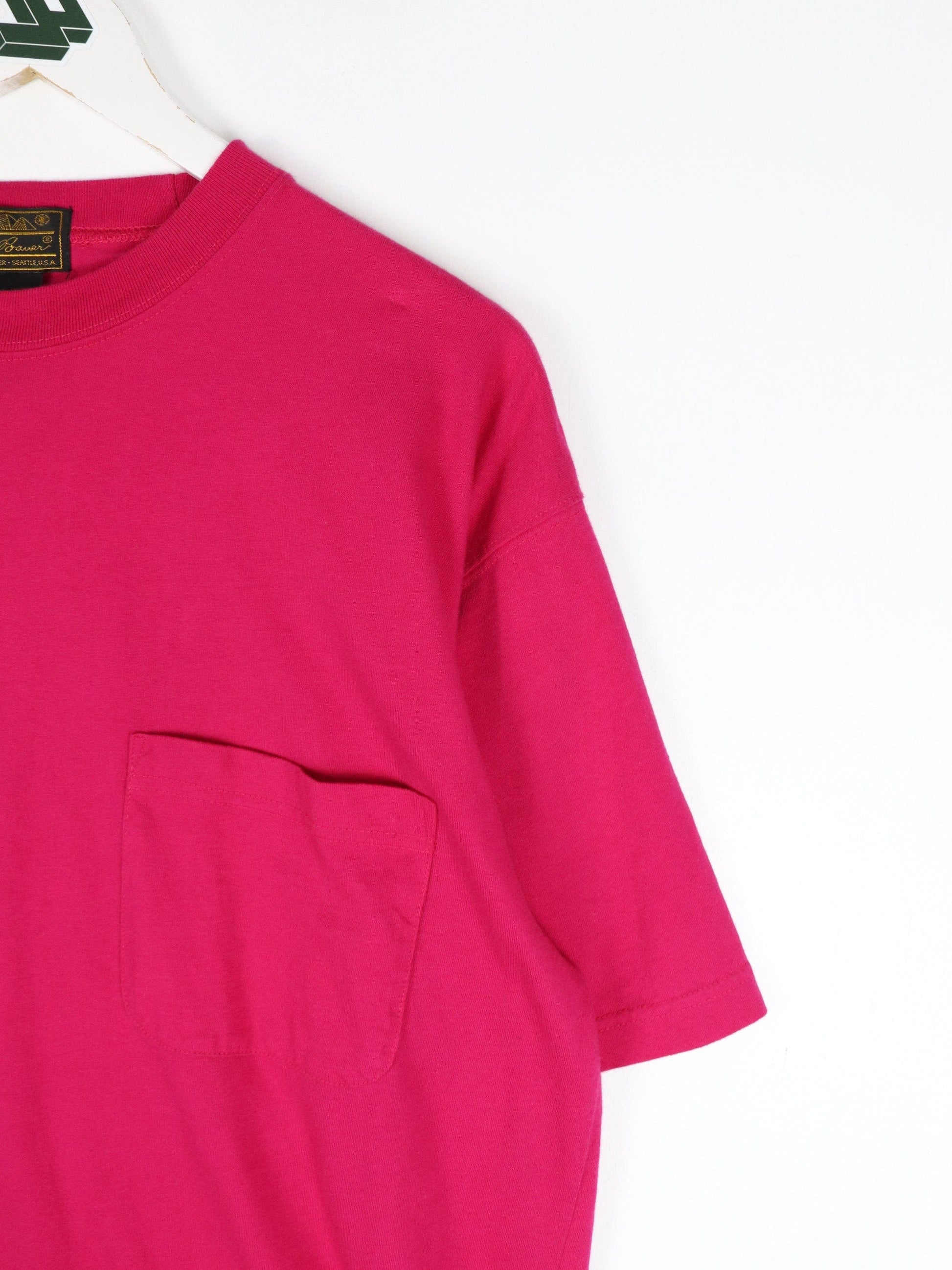 Vintage Eddie Bauer T Shirt Mens Medium Red 90s from propervintagecanada