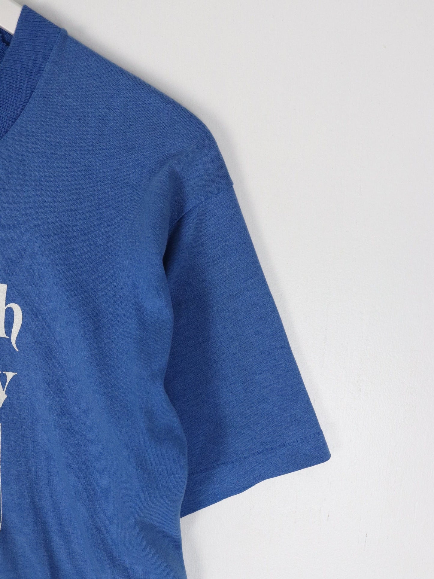 Vintage Edinburgh University T Shirt Mens Large Blue 90s from propervintagecanada