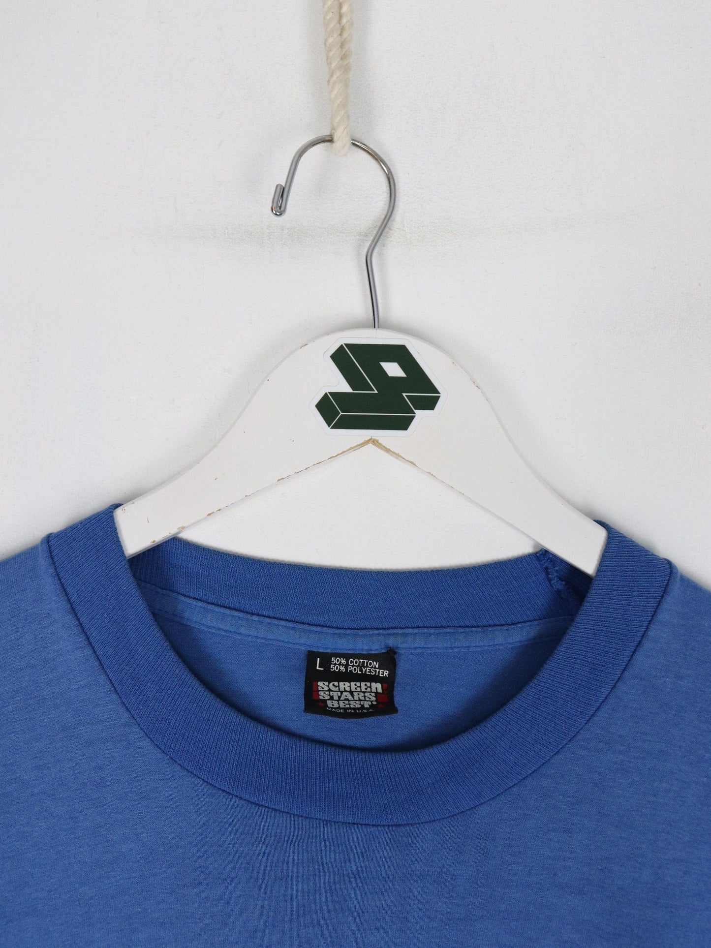 Vintage Edinburgh University T Shirt Mens Large Blue 90s from propervintagecanada