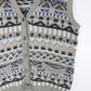 Vintage Espirit Vest Womens Medium Grey Knit Cardigan Sweater from propervintagecanada