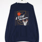 Vintage ETSU Sweatshirt Fits Mens Large Blue Basketball