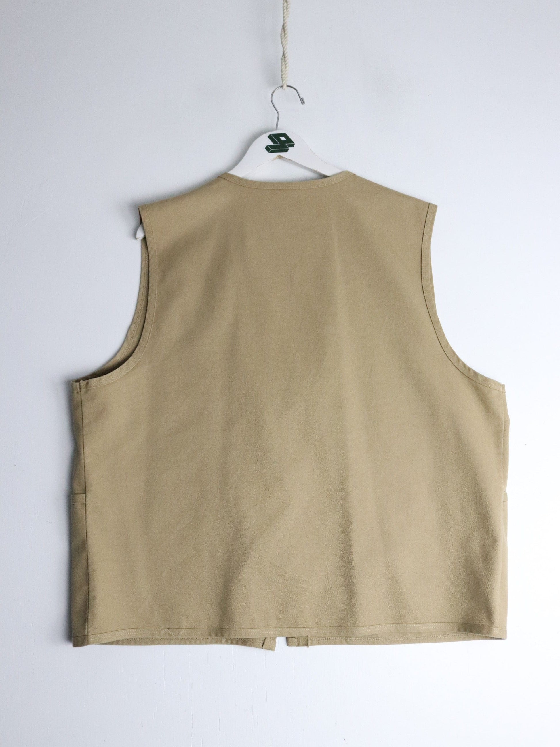 Vintage Fashion Seal Vest Mens Large Beige from propervintagecanada