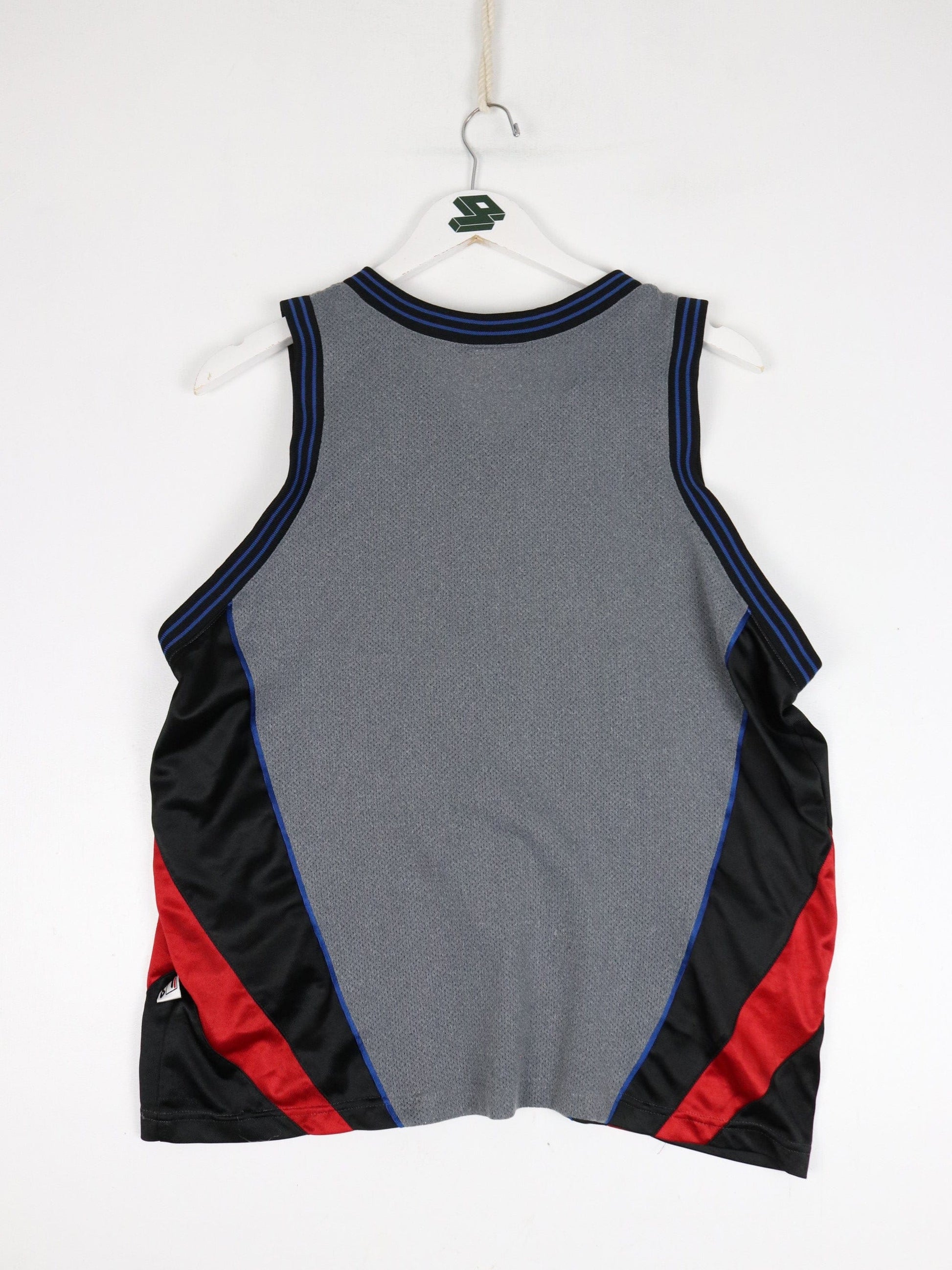 Vintage Fila Baksetball Jersey Mens Small Grey