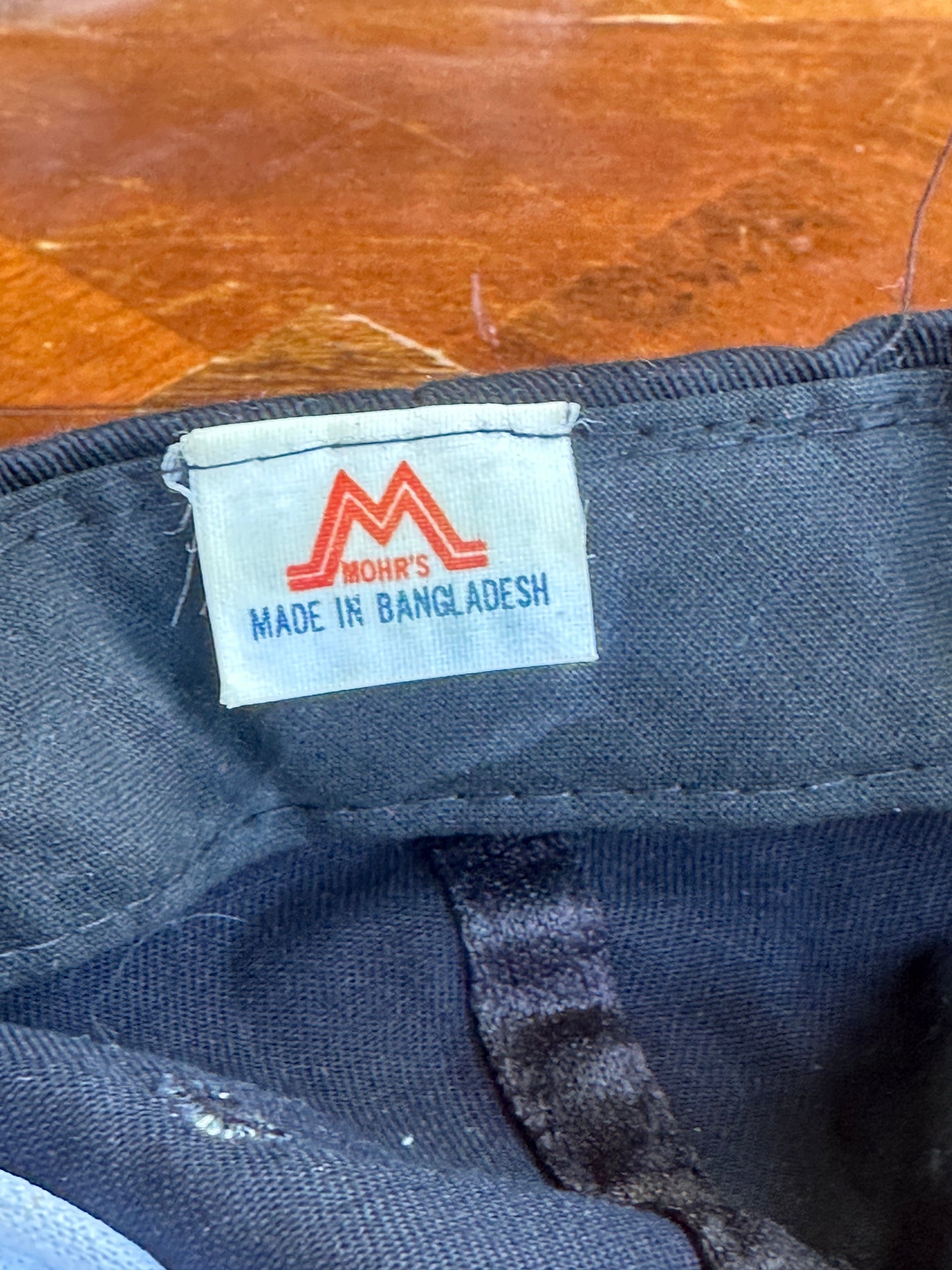 Vintage First Capital Hat Adult Black Snap Back