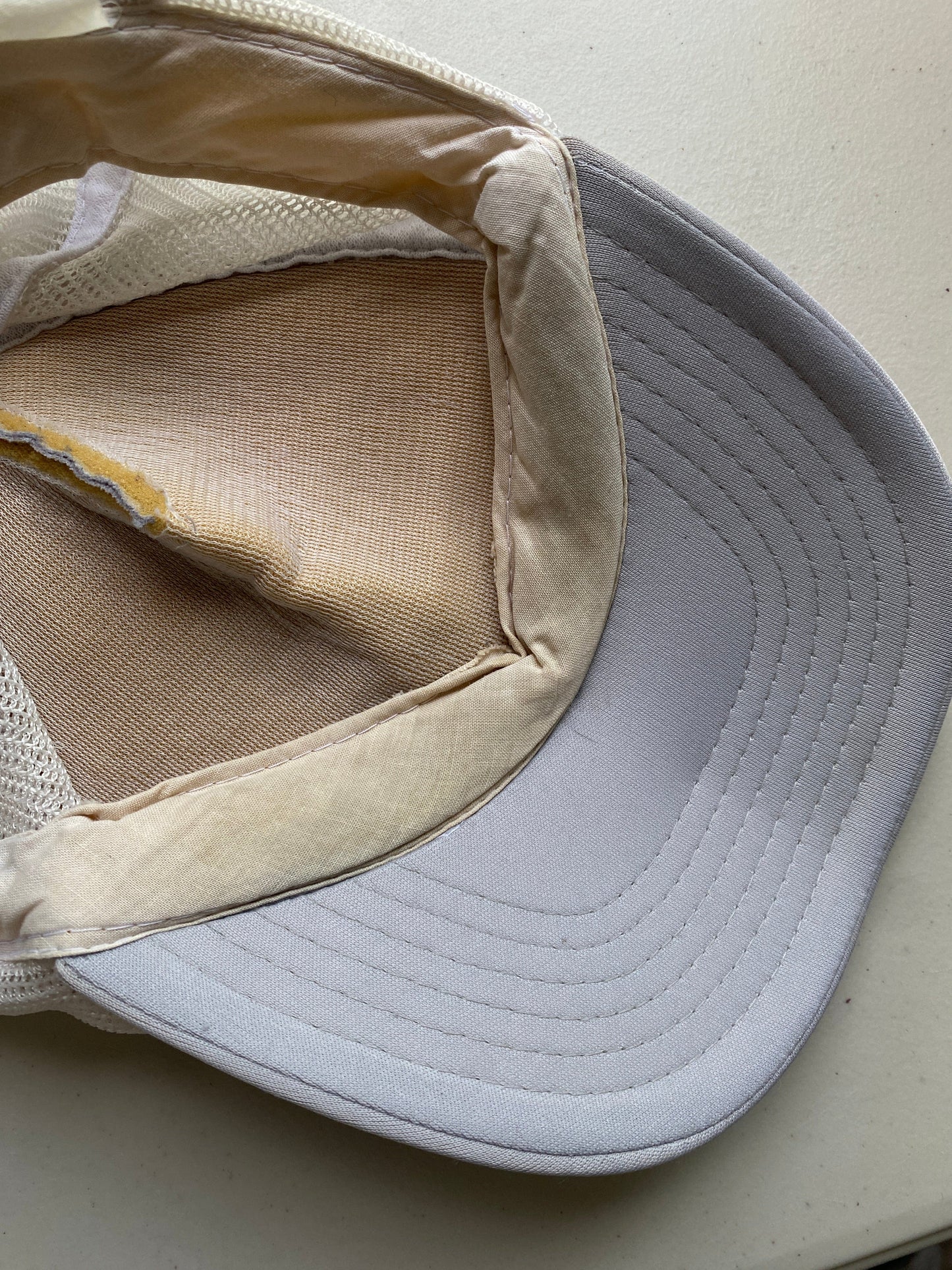 Vintage Fishing Hat Adult Grey Trucker Snap Back from propervintagecanada