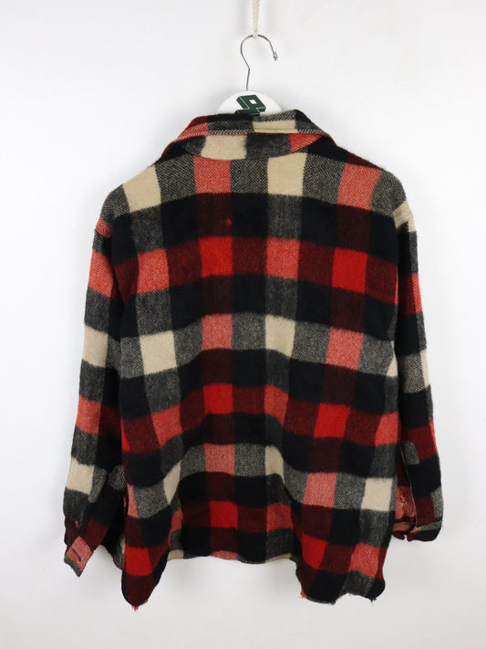 Vintage Flannel Shirt Jacket Mens XL Wool from propervintagecanada