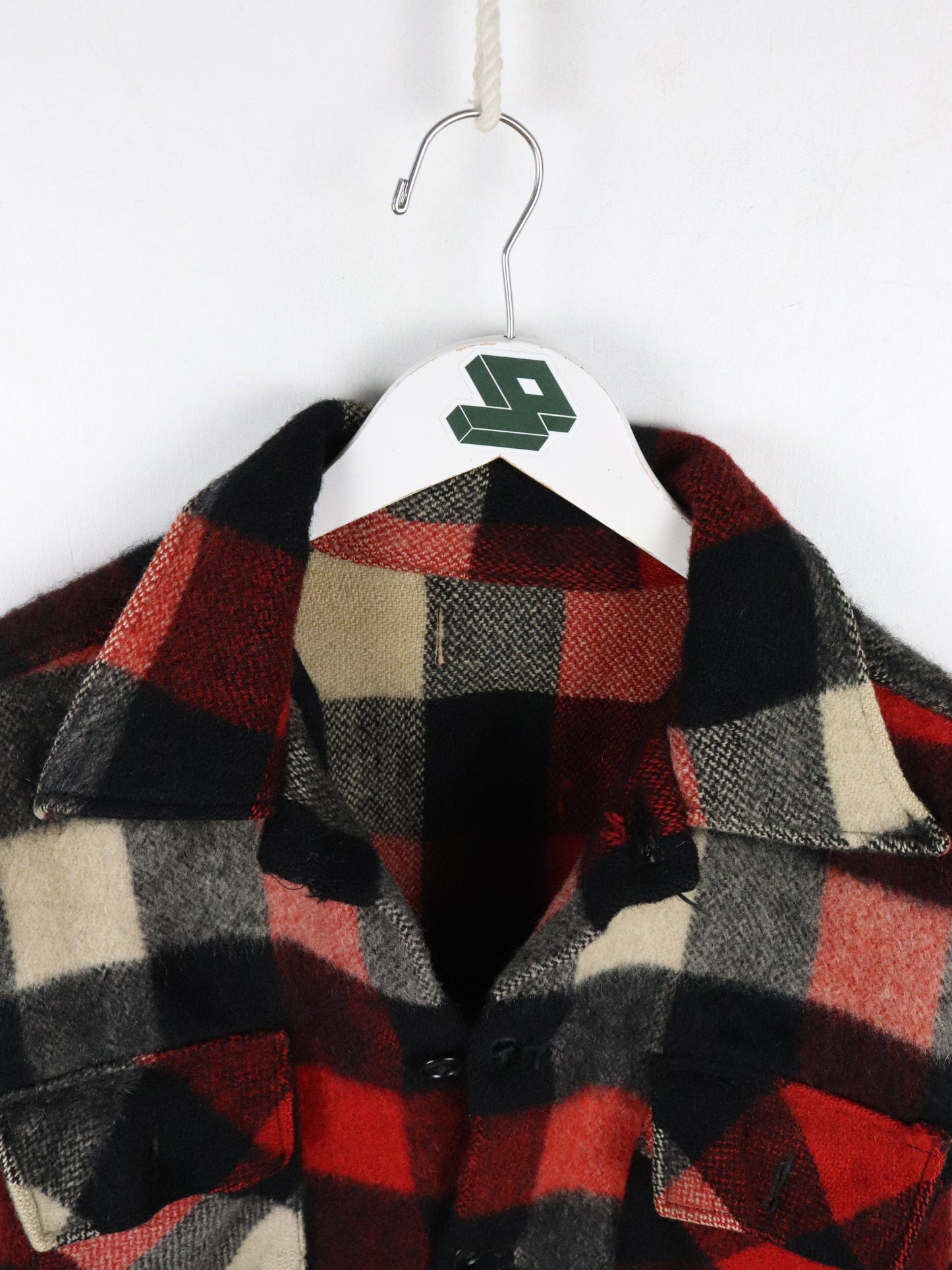 Vintage Flannel Shirt Jacket Mens XL Wool from propervintagecanada