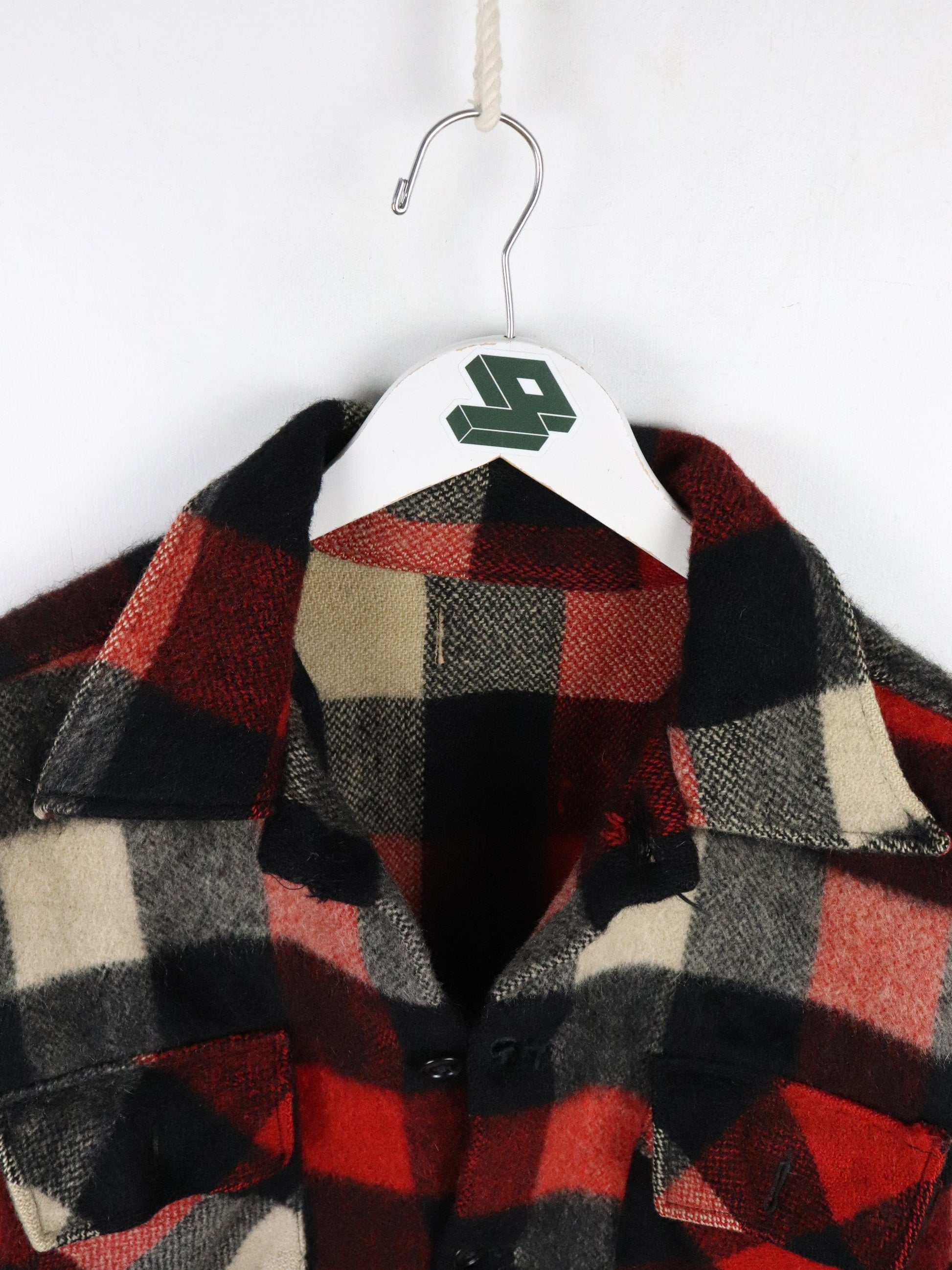 Vintage Flannel Shirt Jacket Mens XL Wool from propervintagecanada