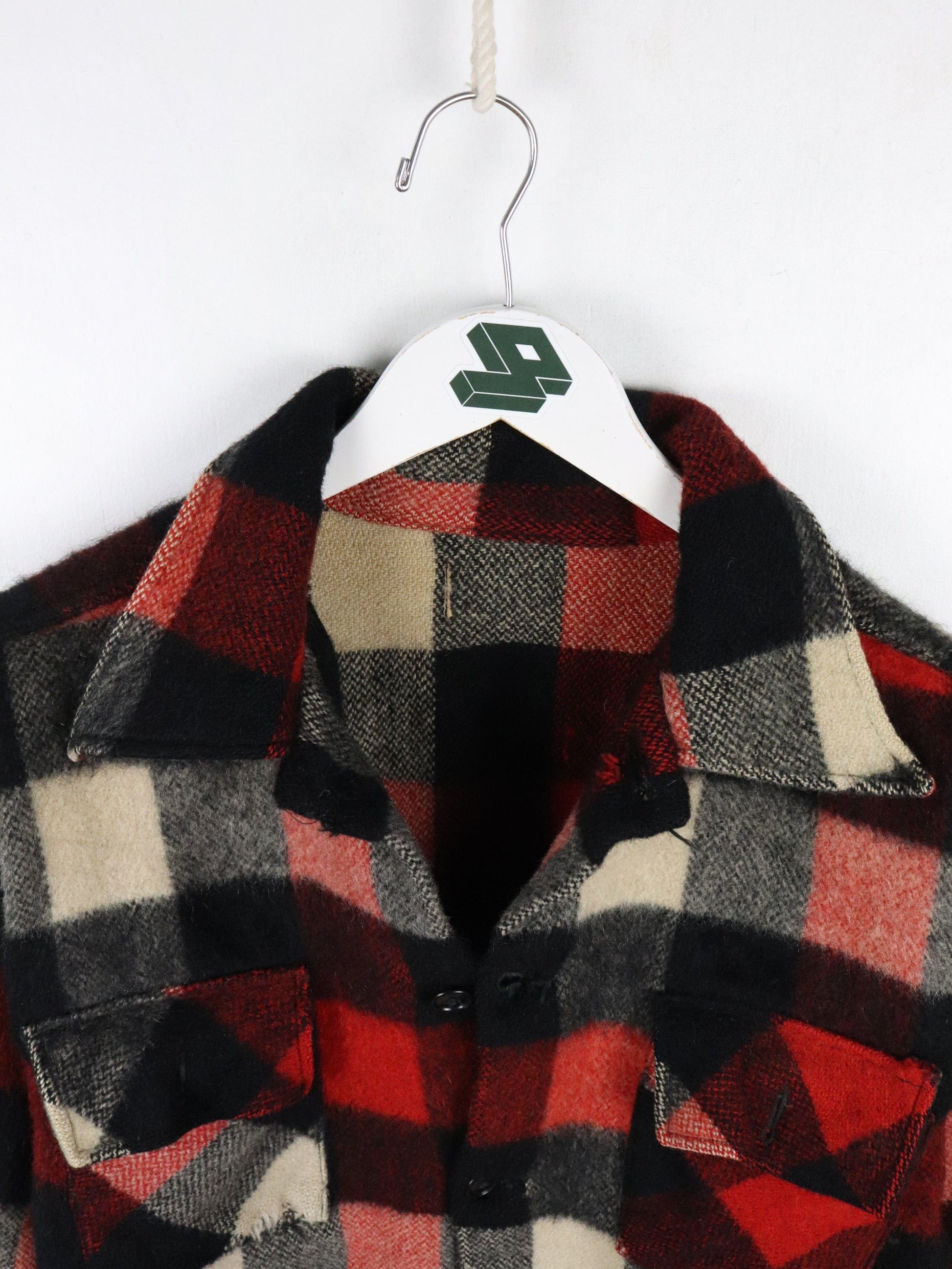 Vintage Flannel Shirt Jacket Mens XL Wool from propervintagecanada