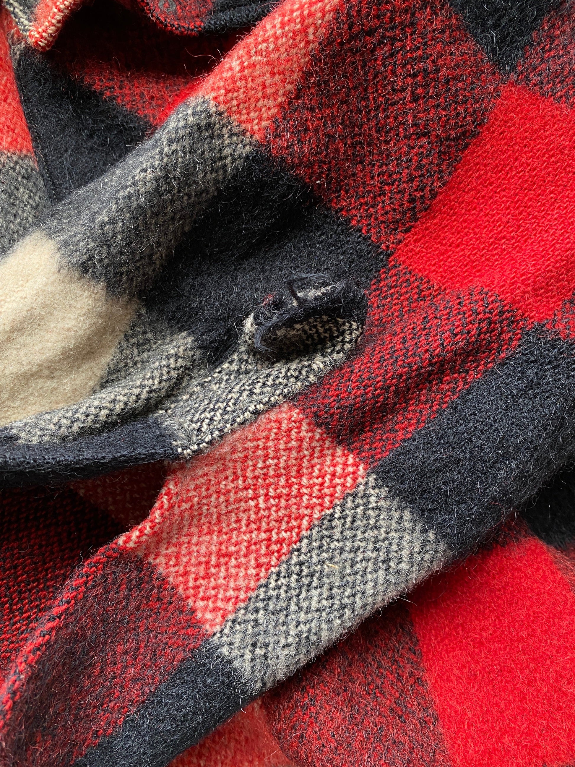 Vintage Flannel Shirt Jacket Mens XL Wool from propervintagecanada