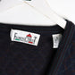 Vintage Florence Tricot Knit Sweater Mens XL Blue Cardigan from propervintagecanada