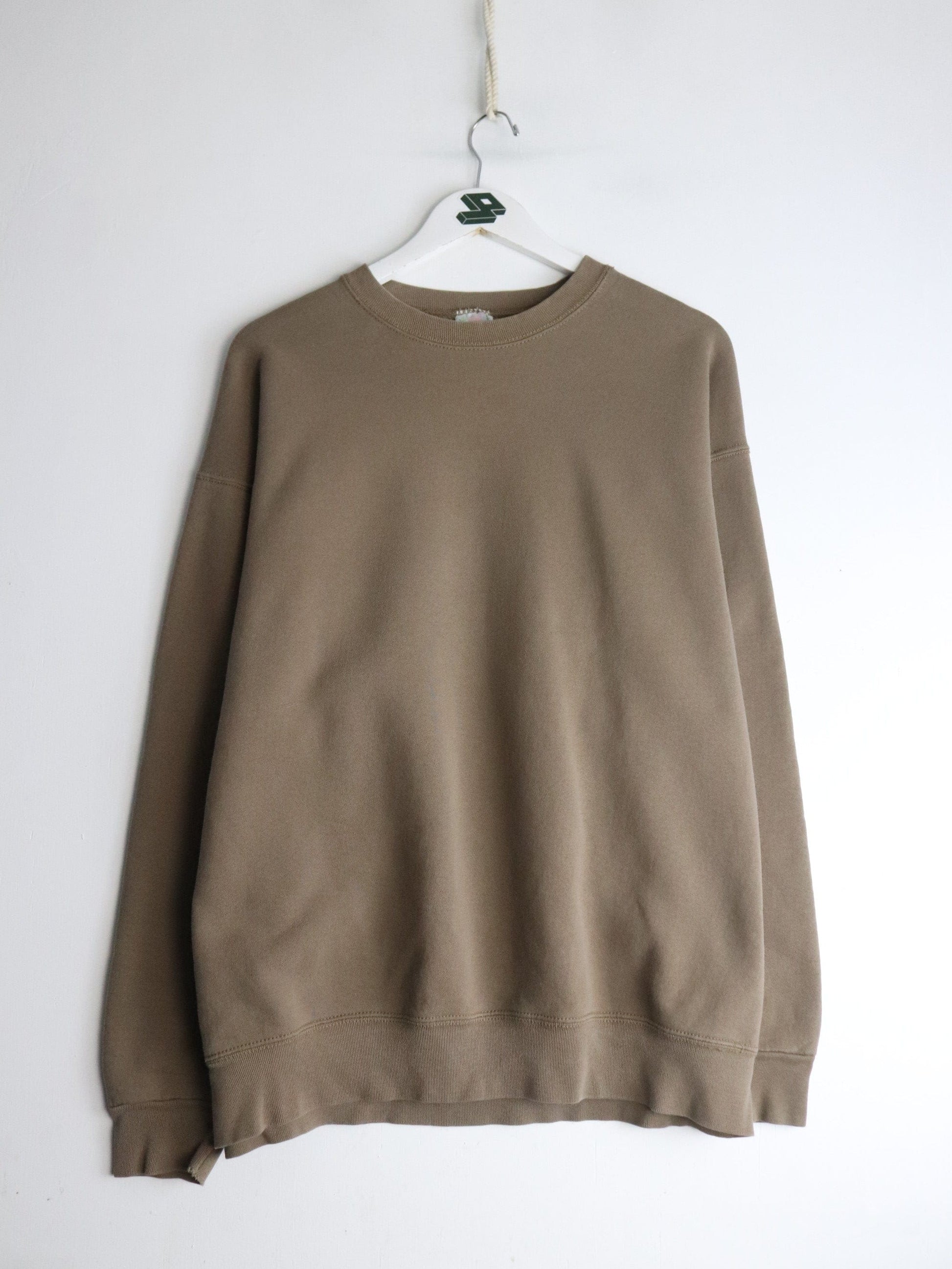 Vintage Fruit of the Loom Sweatshirt Mens 2XL Brown from propervintagecanada