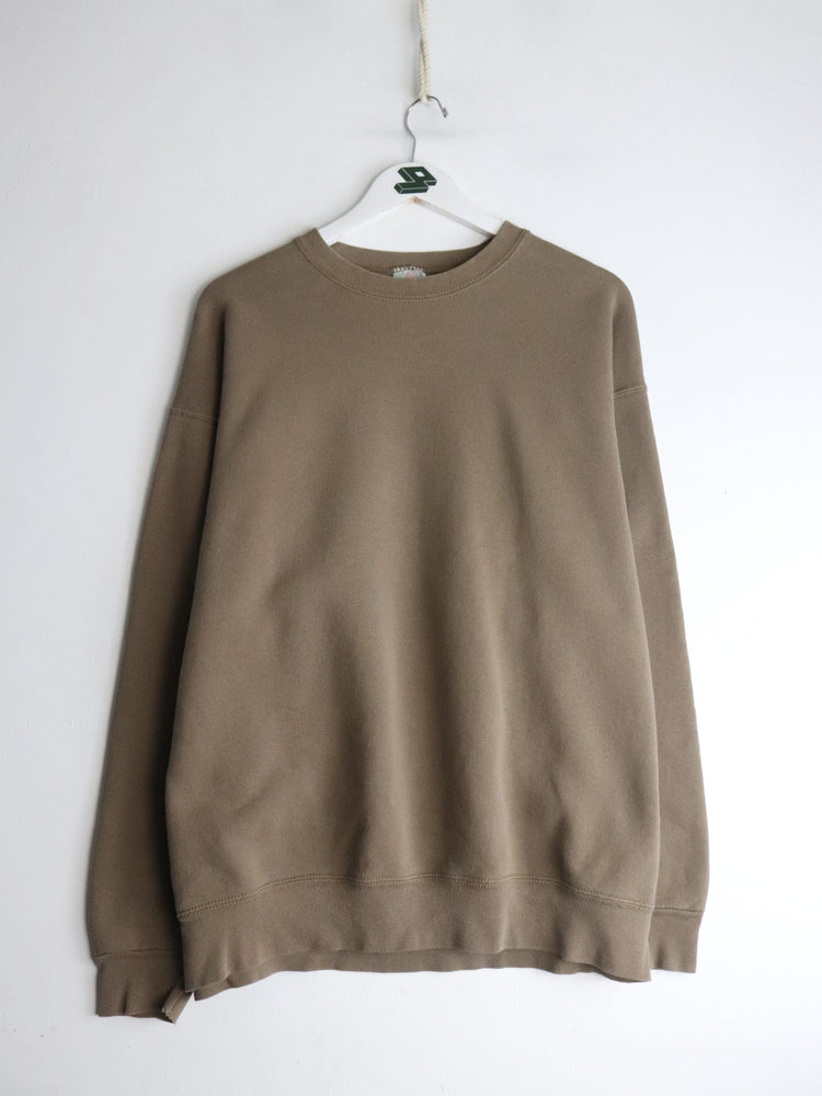 Vintage Fruit of the Loom Sweatshirt Mens 2XL Brown from propervintagecanada