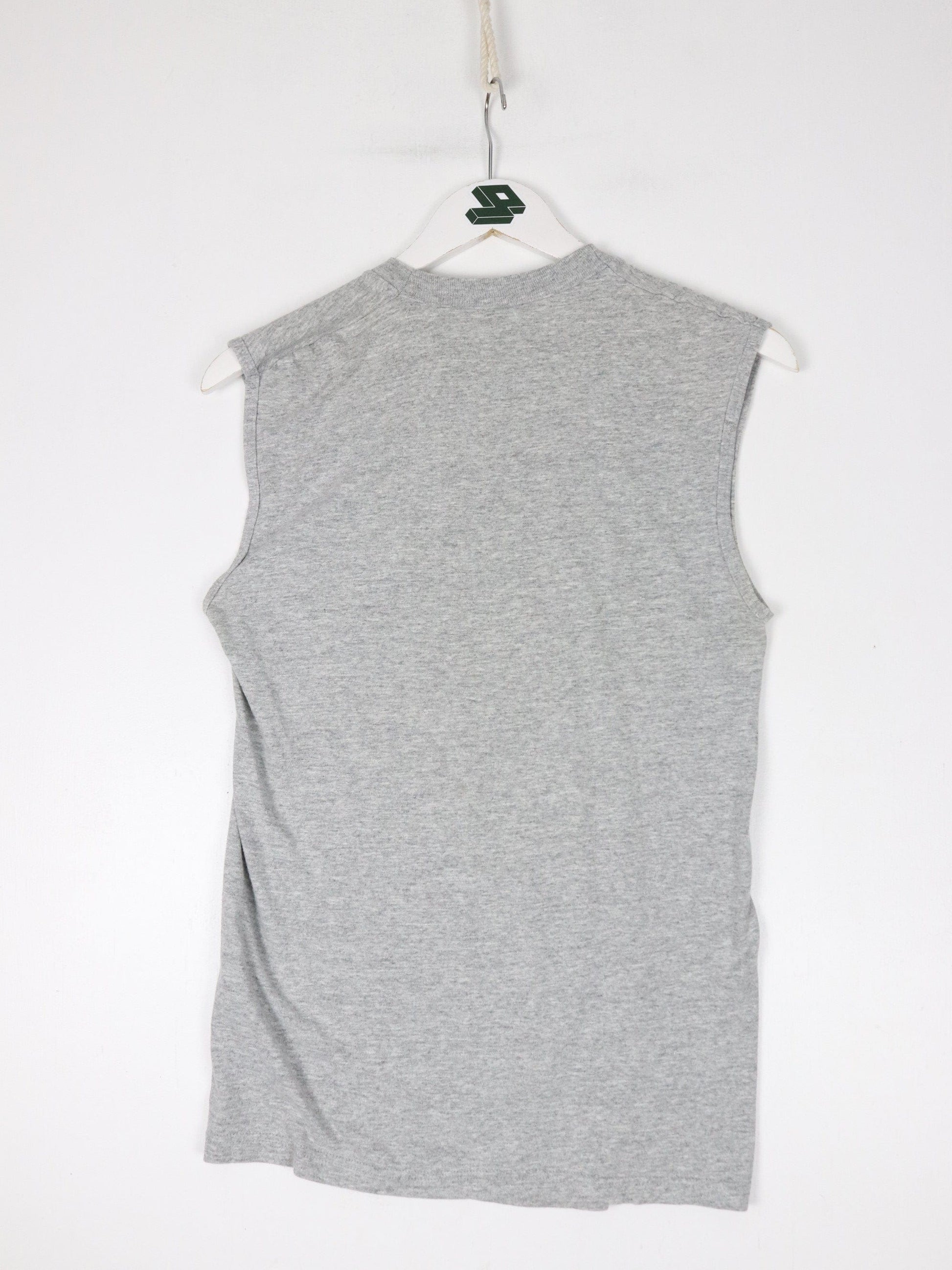 Vintage Fruit of the Loom Tank Top Mens Small Grey