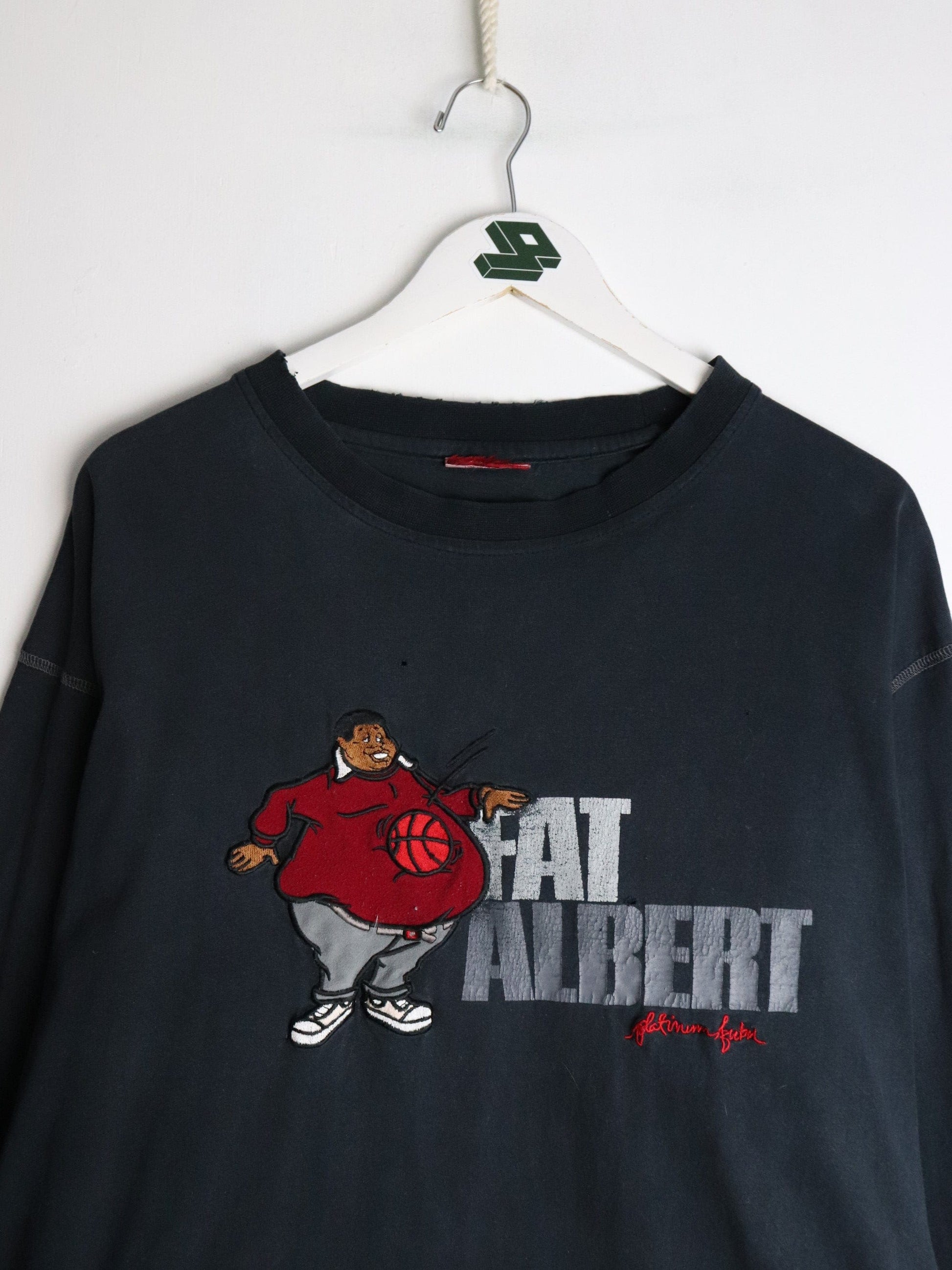 Vintage FUBU T Shirt Mens XL Black Fat Albert Y2K from propervintagecanada