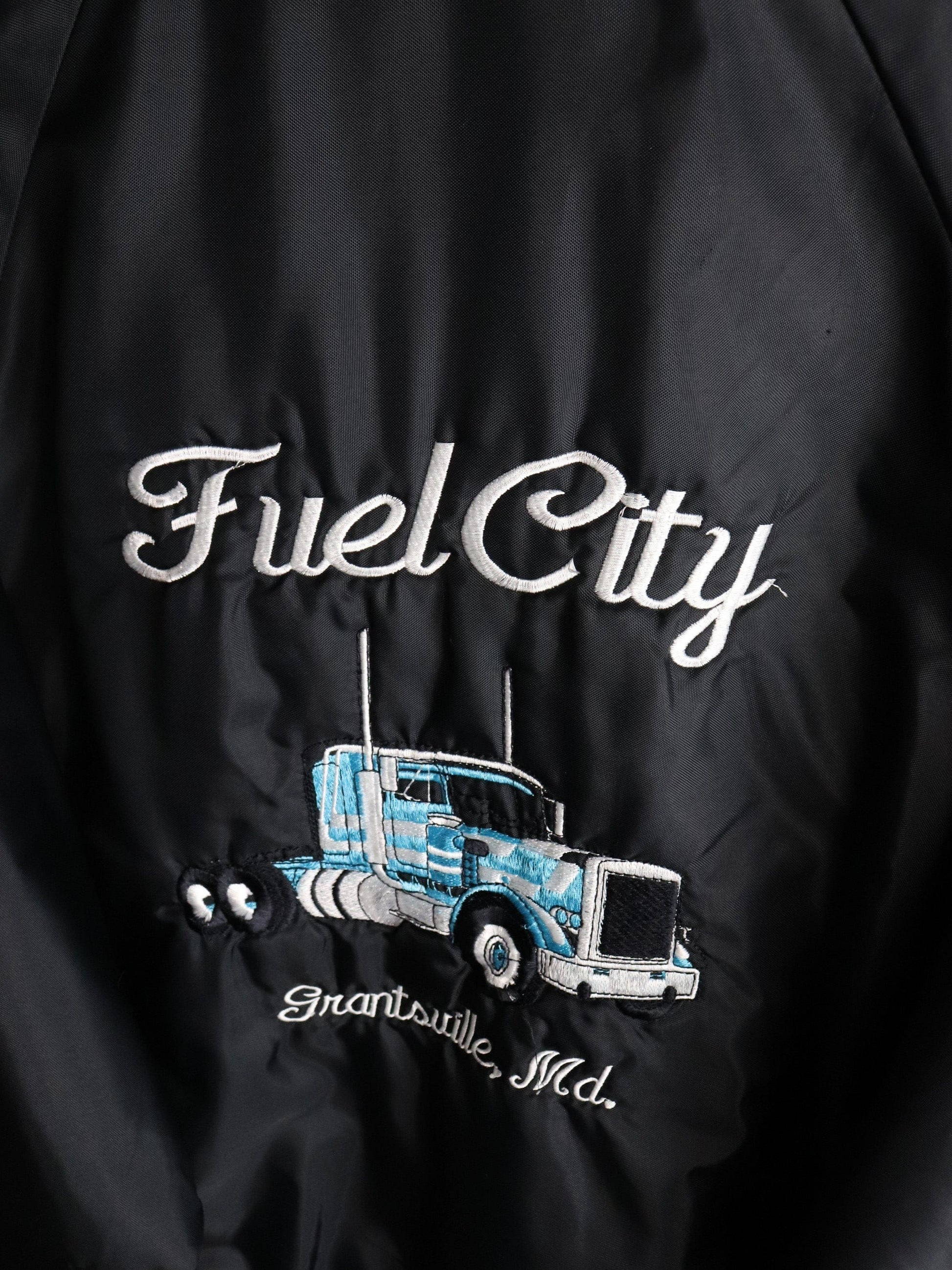Vintage Fuel City Jacket Mens XL Black from propervintagecanada