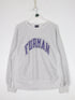 Vintage Furman College Sweatshirt Mens Large Grey 90s Cross Grain