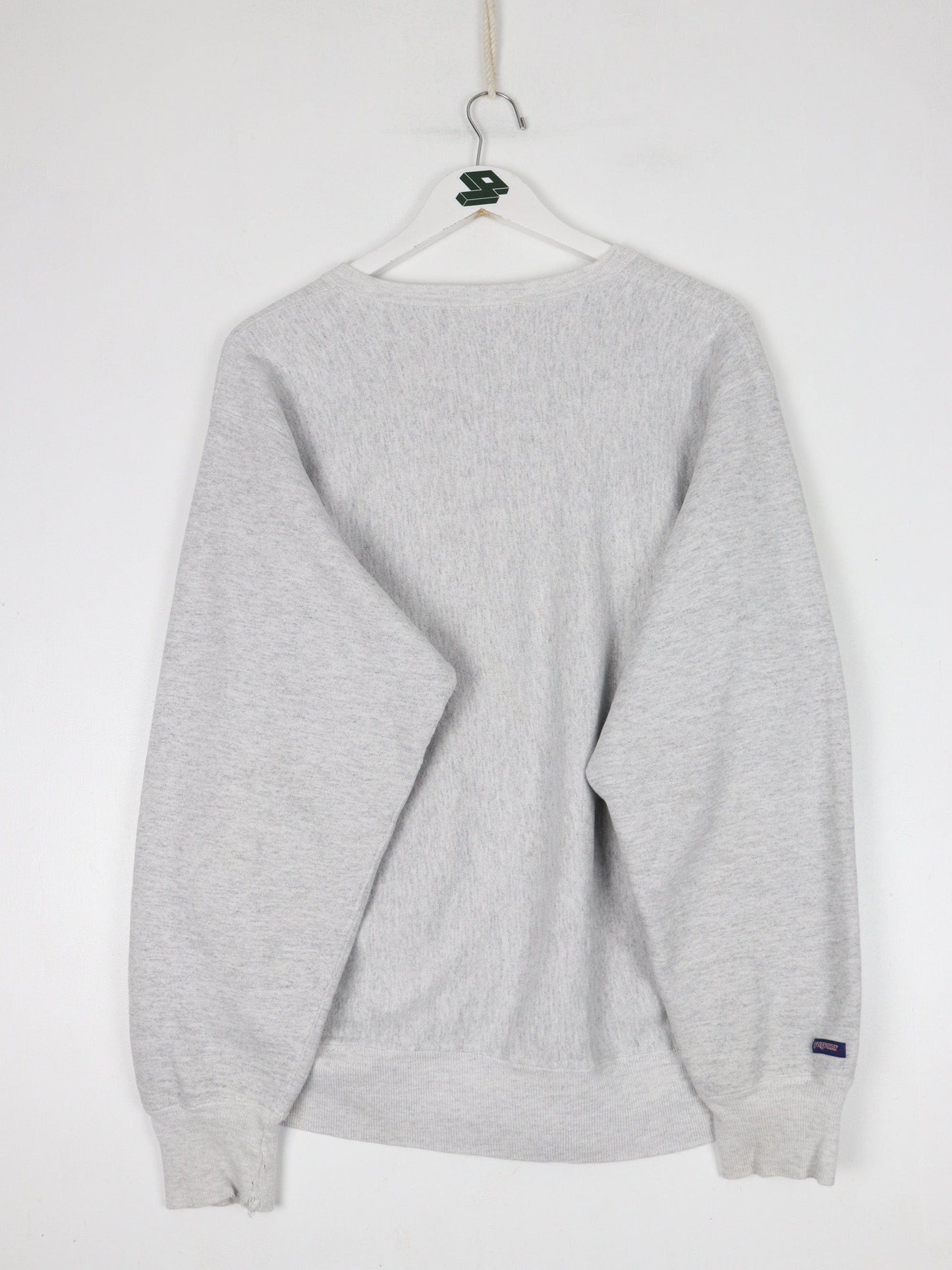 Vintage Furman College Sweatshirt Mens Large Grey 90s Cross Grain