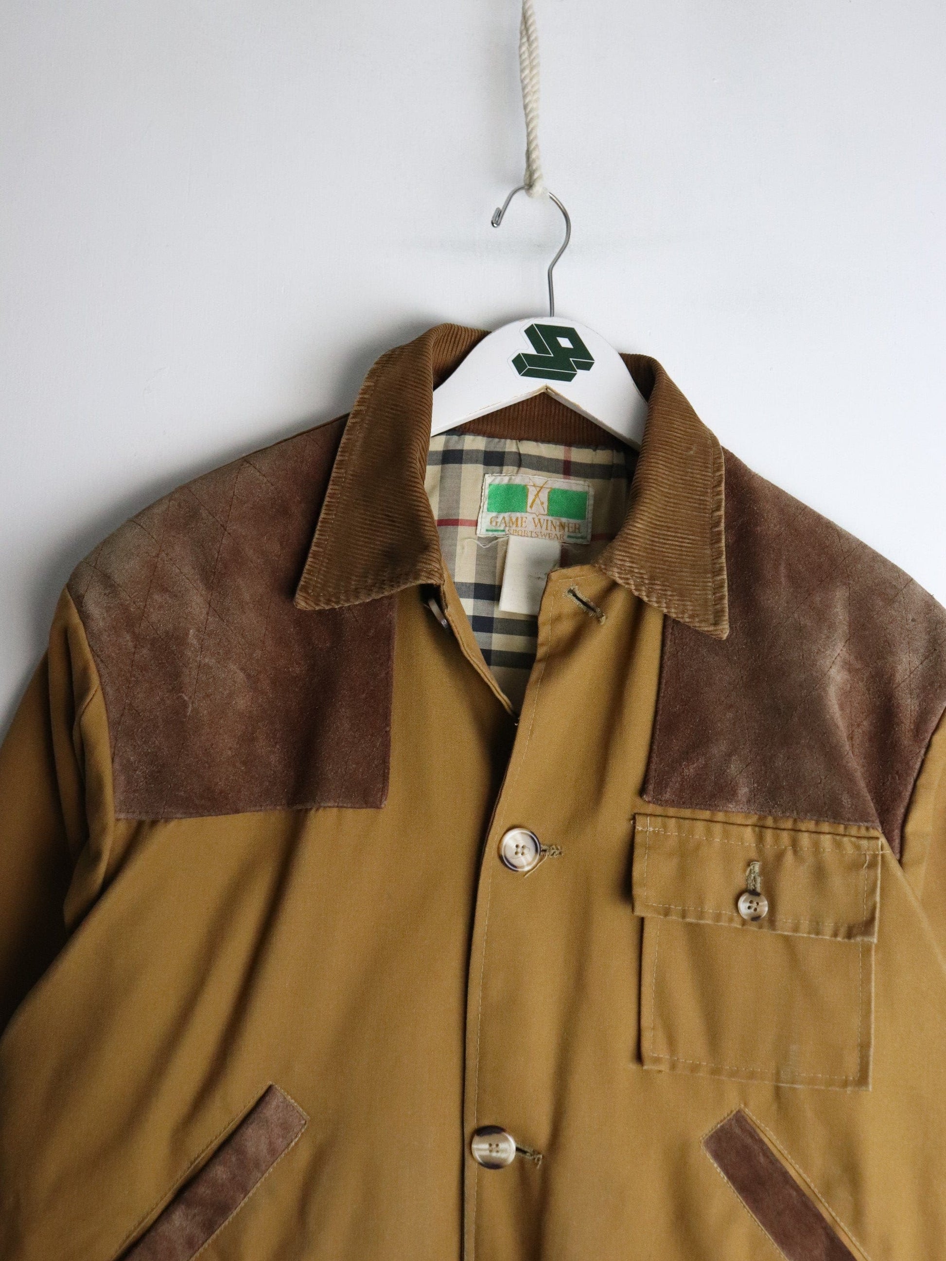 Vintage Game Winner Jacket Mens Medium Brown Hunting from propervintagecanada