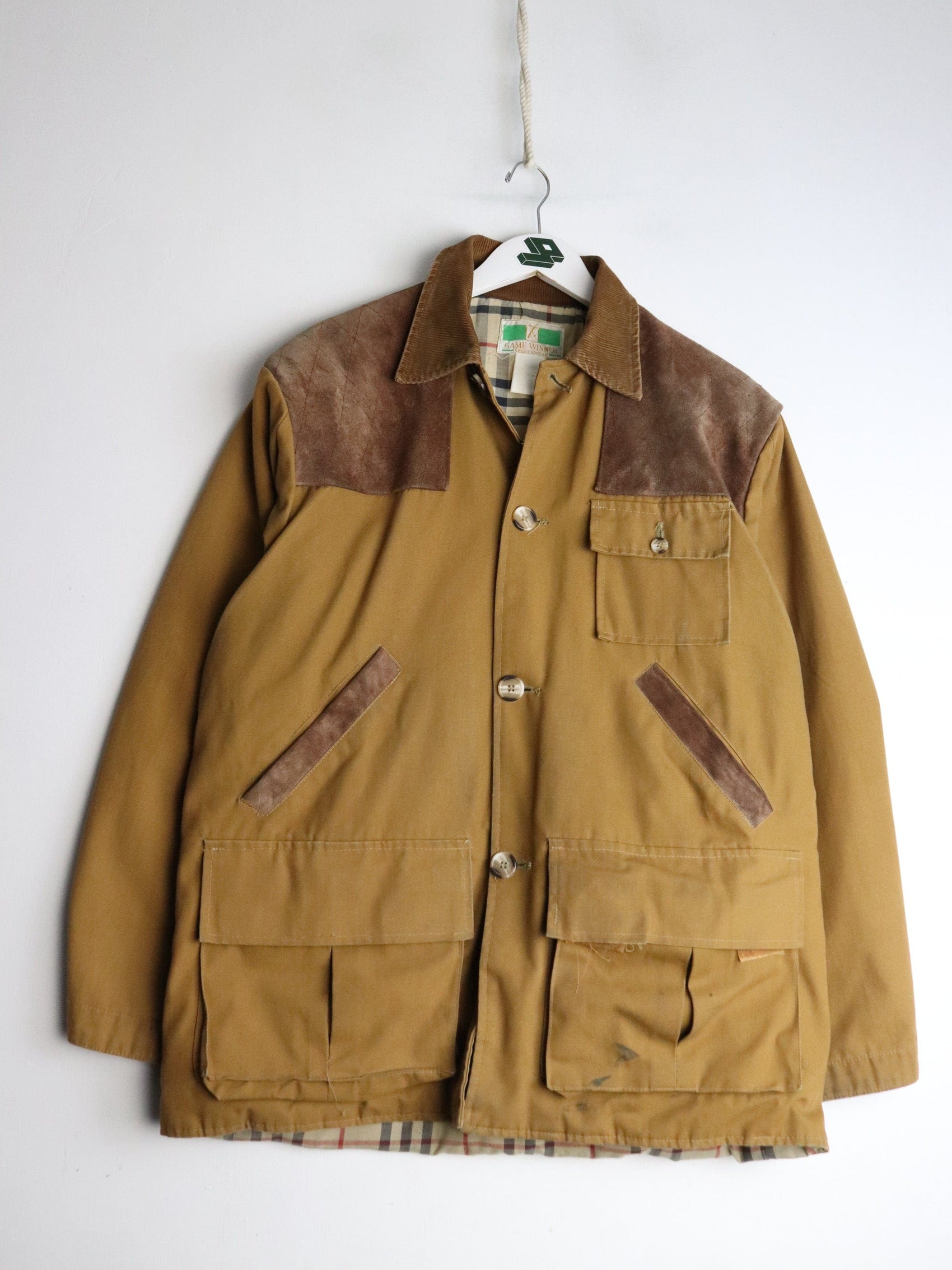 Vintage Game Winner Jacket Mens Medium Brown Hunting from propervintagecanada