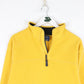 Vintage Gap Sweater Mens XL Yellow Fleece Quarter Zip