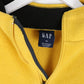 Vintage Gap Sweater Mens XL Yellow Fleece Quarter Zip
