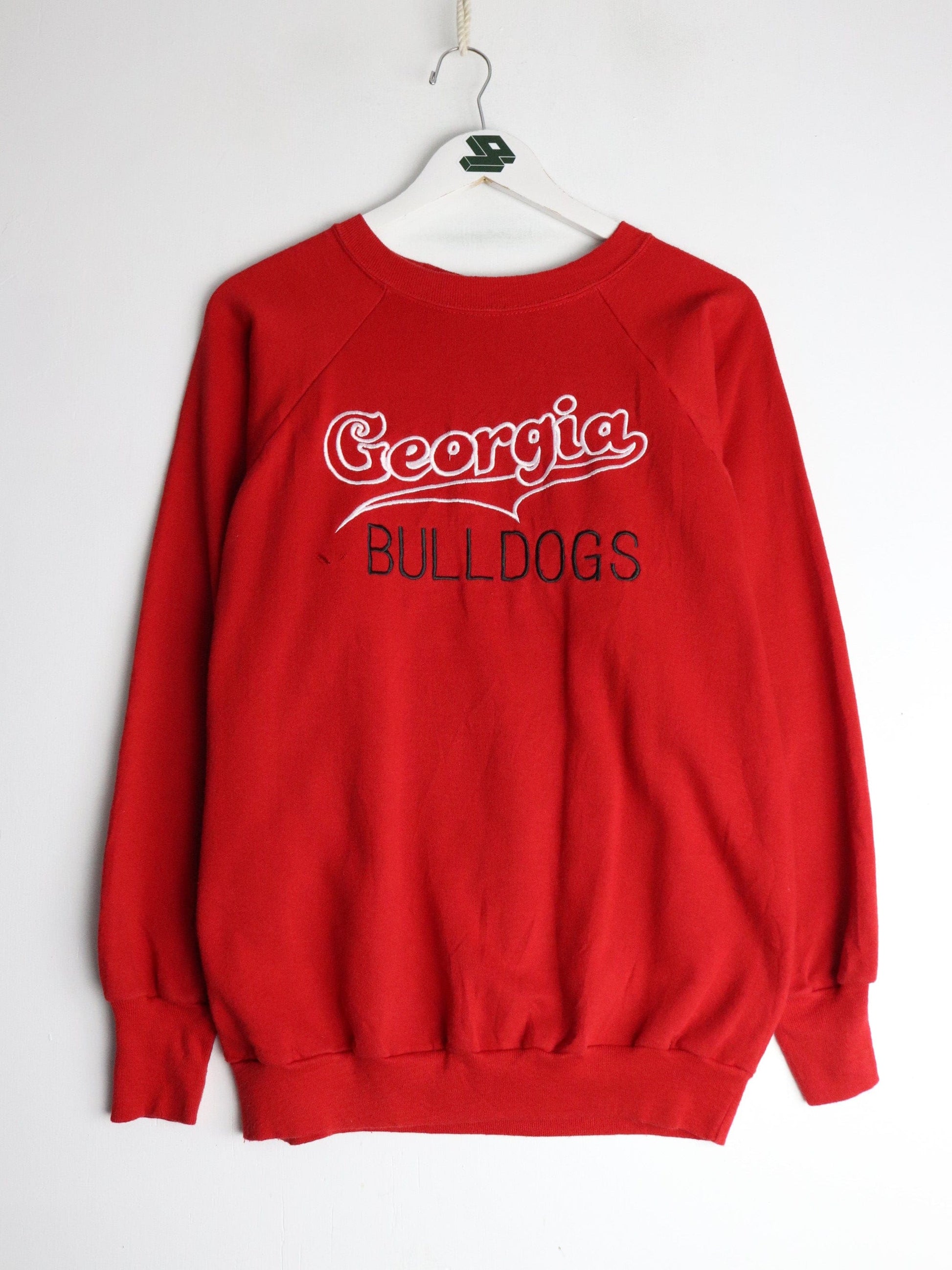 Vintage Georgia Bulldogs Sweatshirt Fits Mens Medium Red College from propervintagecanada
