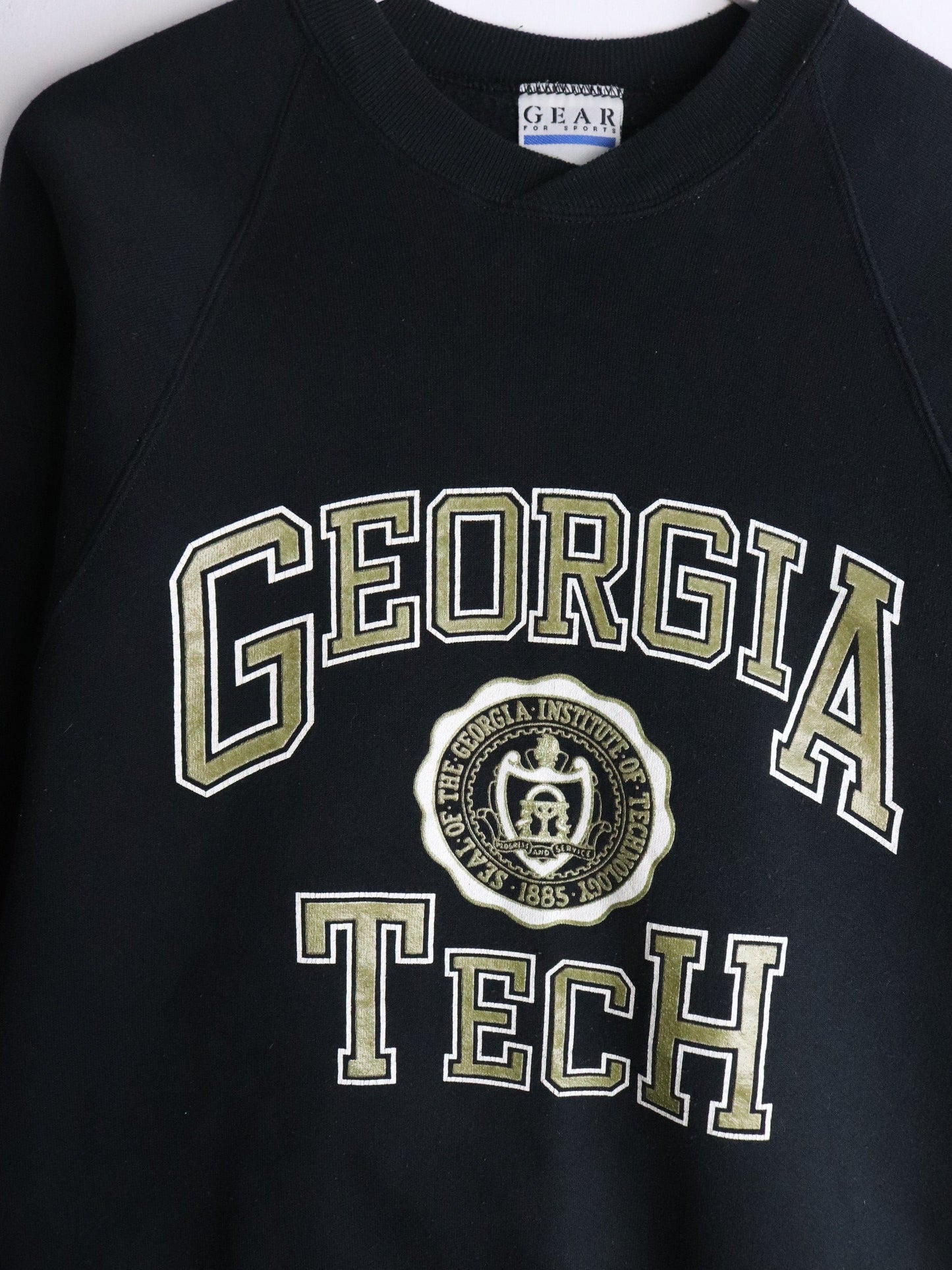 Vintage Georgia Tech Sweatshirt Mens XL Black from propervintagecanada