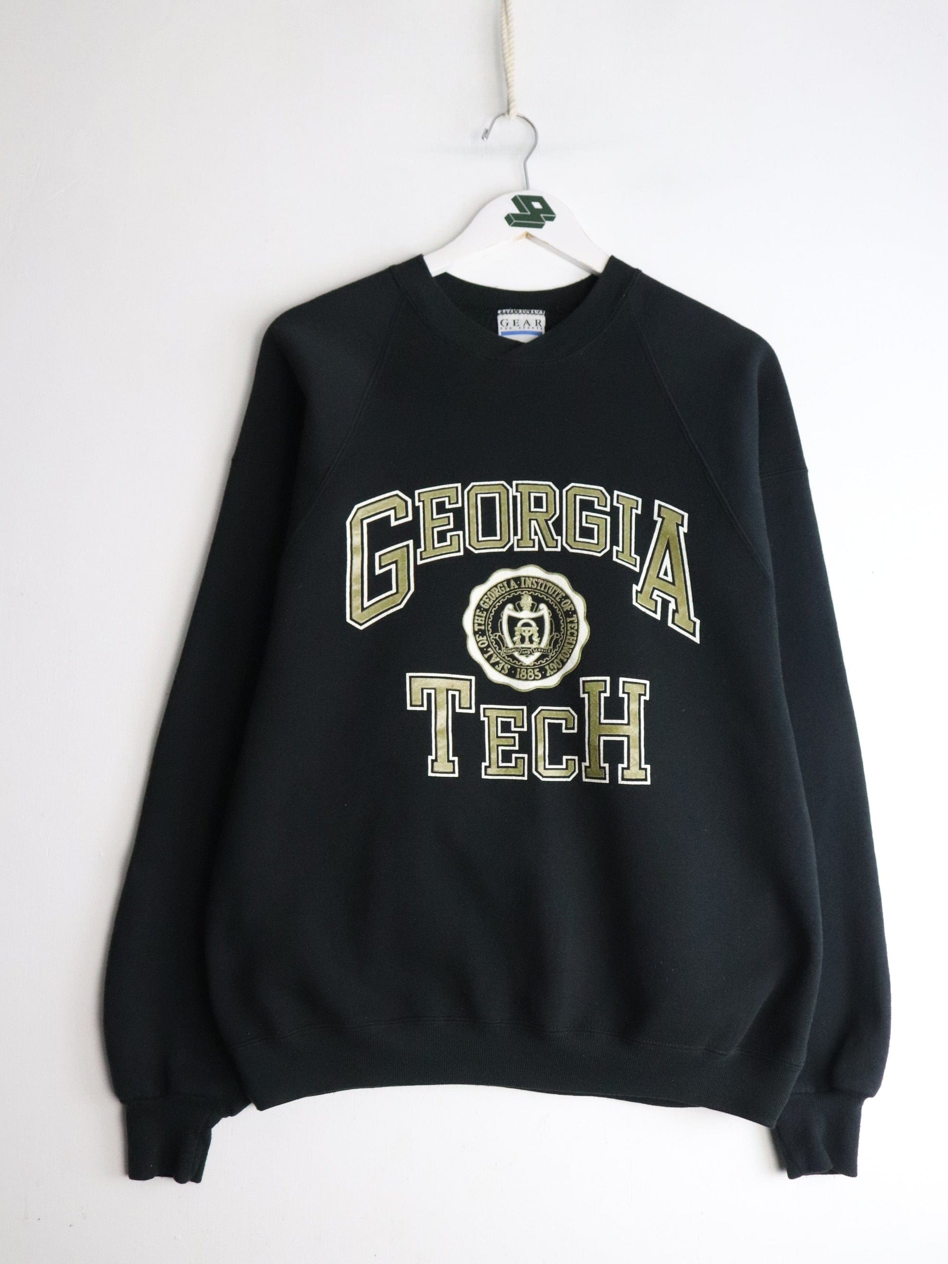 Vintage Georgia Tech Sweatshirt Mens XL Black from propervintagecanada