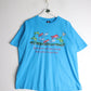 Vintage God Doesn't Ask T Shirt Mens Medium Blue 90s from propervintagecanada