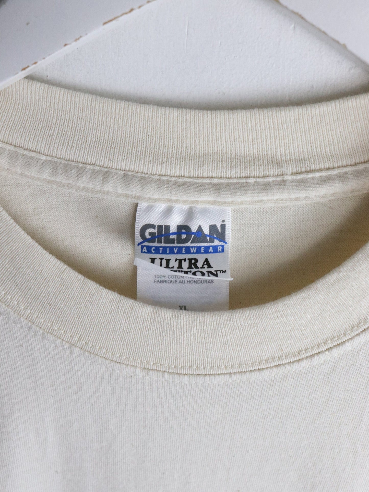 Vintage God T Shirt Mens XL Beige