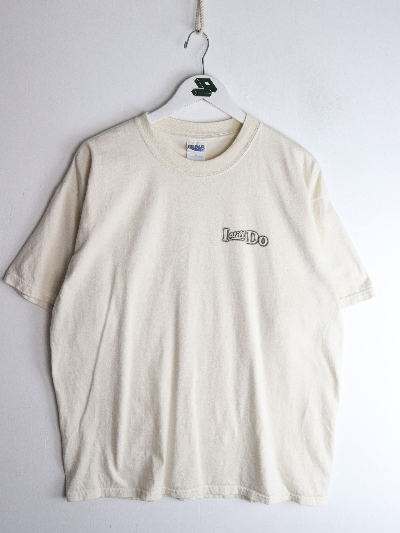 Vintage God T Shirt Mens XL Beige from propervintagecanada
