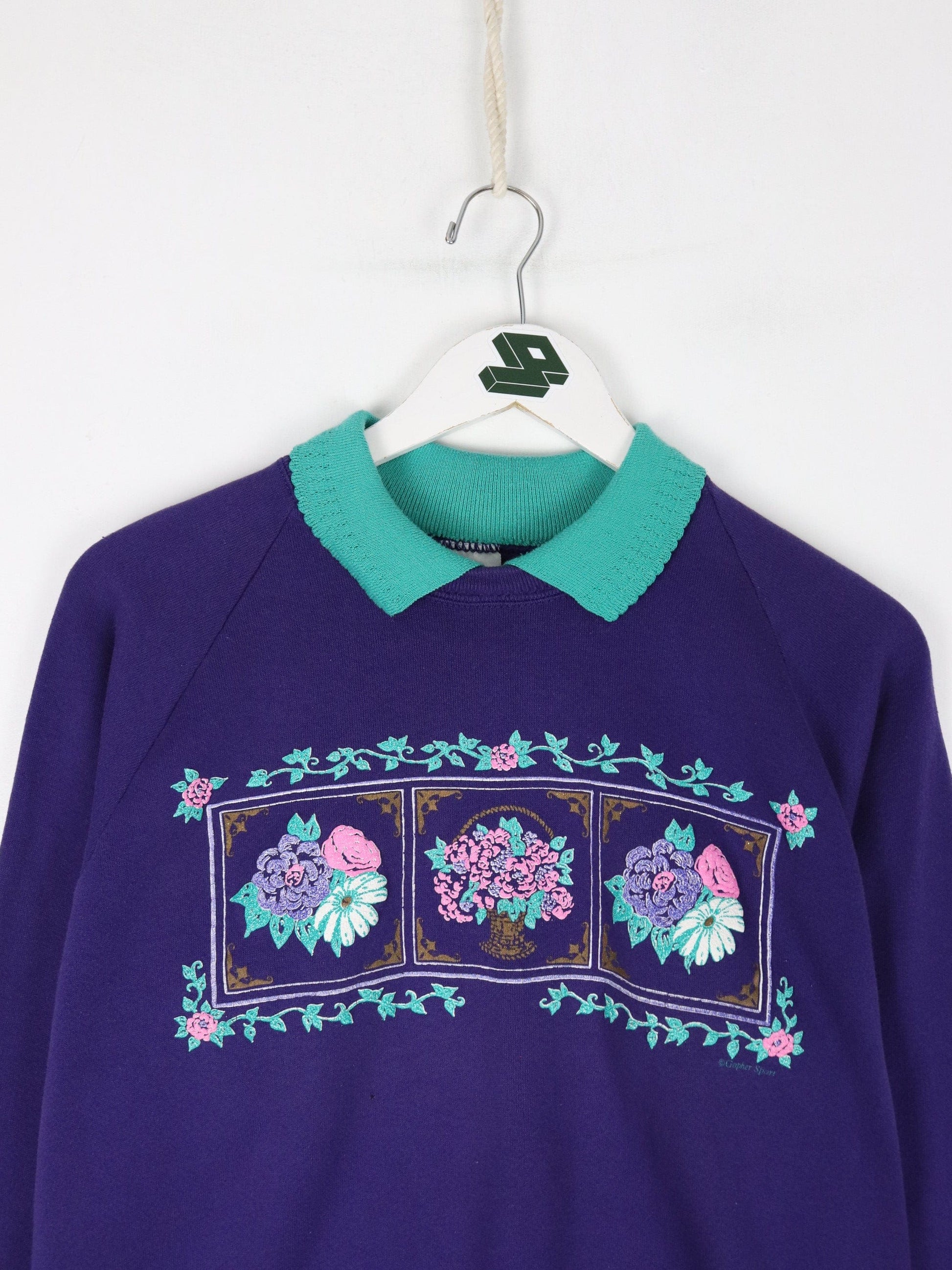 Vintage Gopher Sport Sweatshirt Womens Large Purple from propervintagecanada