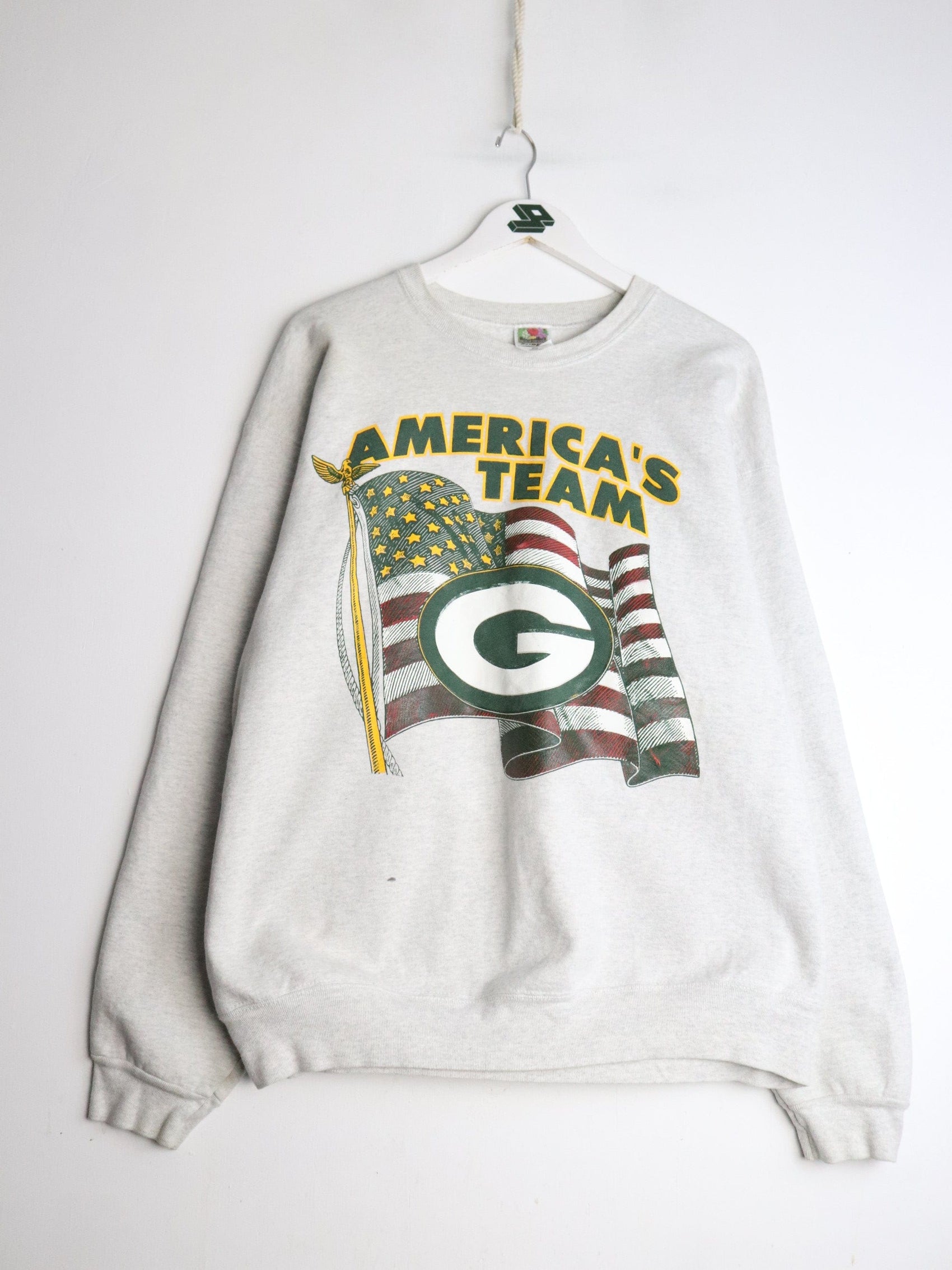 Vintage Green Bay Packers Sweatshirt Mens XL Grey NFL from propervintagecanada