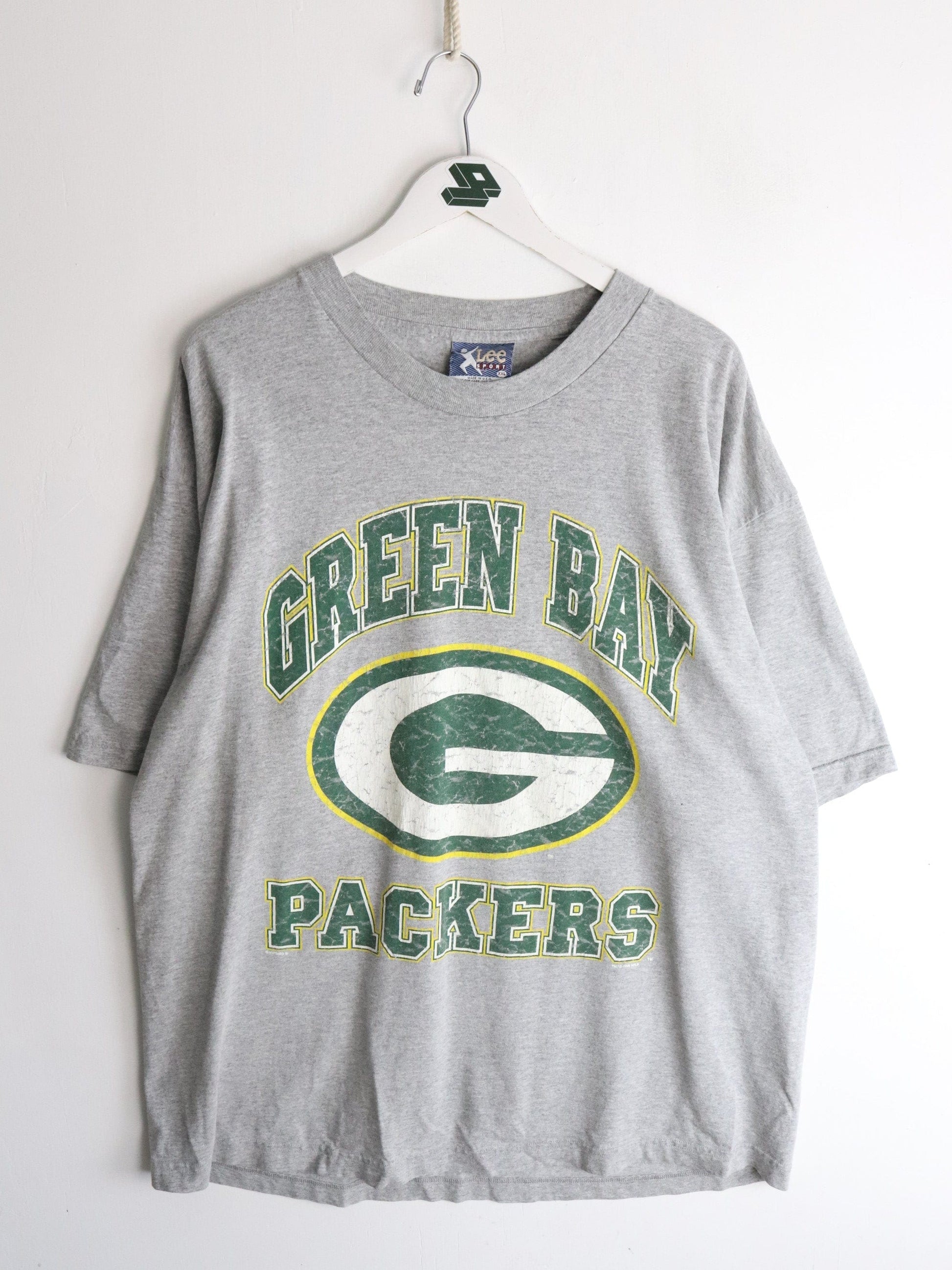 Vintage Green Bay Packers T Shirt Mens 2XL Grey from propervintagecanada