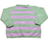 Vintage Green & Purple Hand Made Knitted Crewneck Sweater Men&