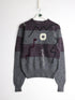 Vintage Grenadier Sweater Fits Mens Small Grey Knit