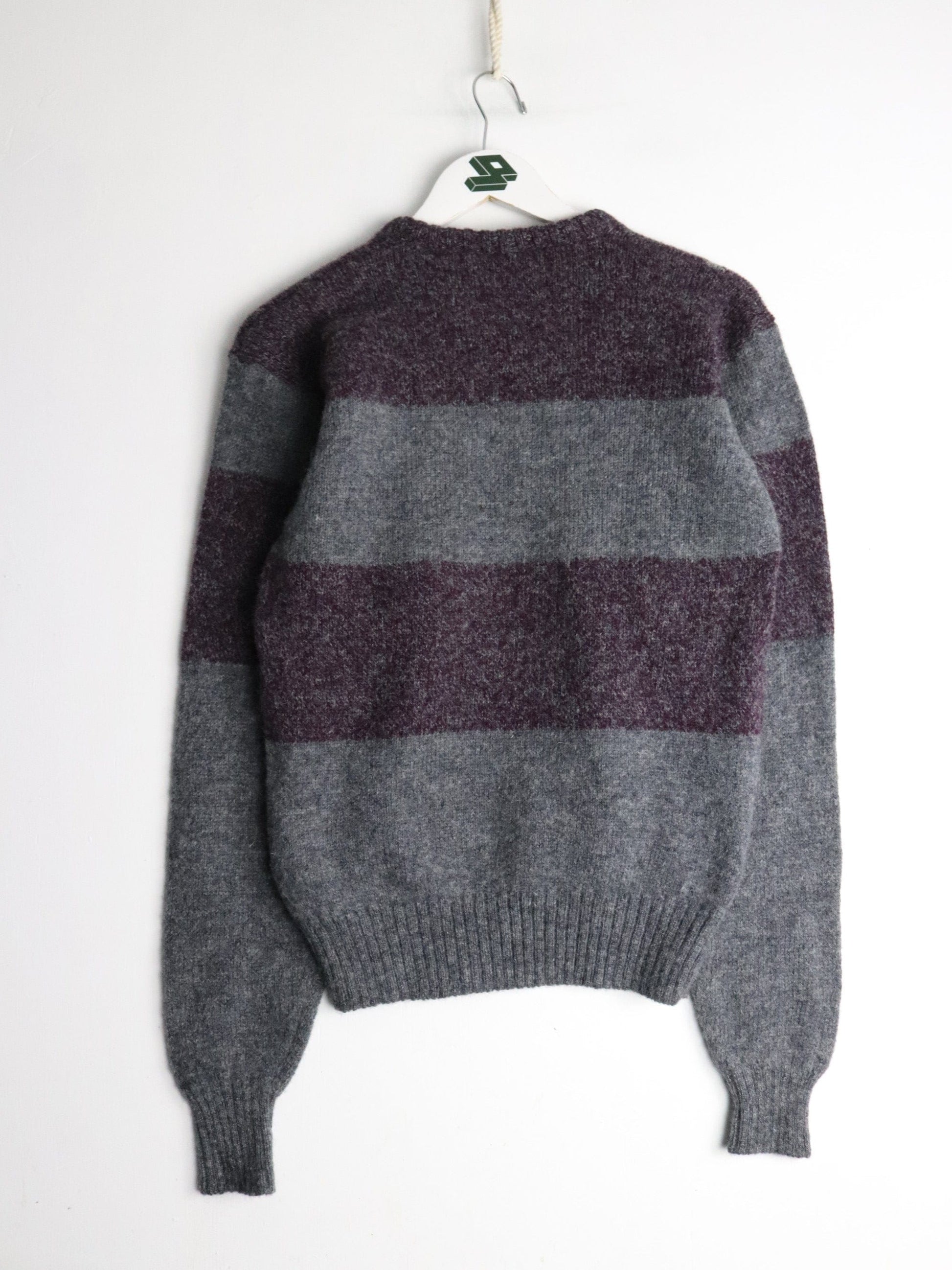 Vintage Grenadier Sweater Fits Mens Small Grey Knit