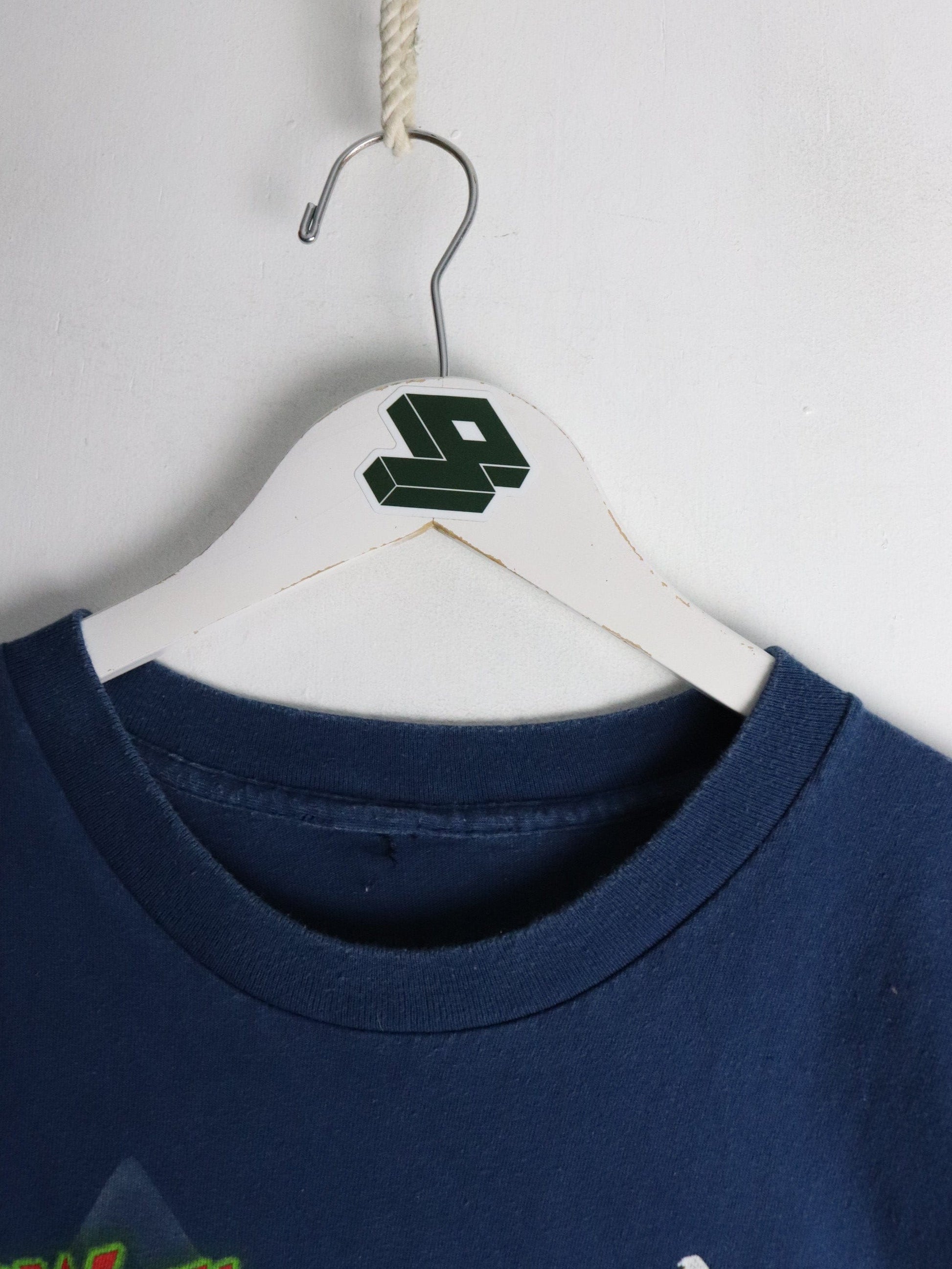 Vintage Grinch T Shirt Mens Large Blue 90s Christmas from propervintagecanada