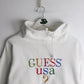 Vintage Guess Sweatshirt Fits Womens Large White from propervintagecanada