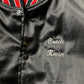 Vintage Guilderland Pop Warner Jacket Mens Large Black Satin Snap On Coat from propervintagecanada